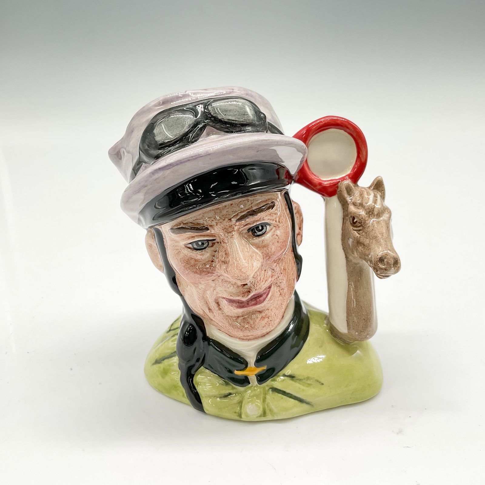 Jockey D6877 - Small - Royal Doulton Character Jug (1 of 3)