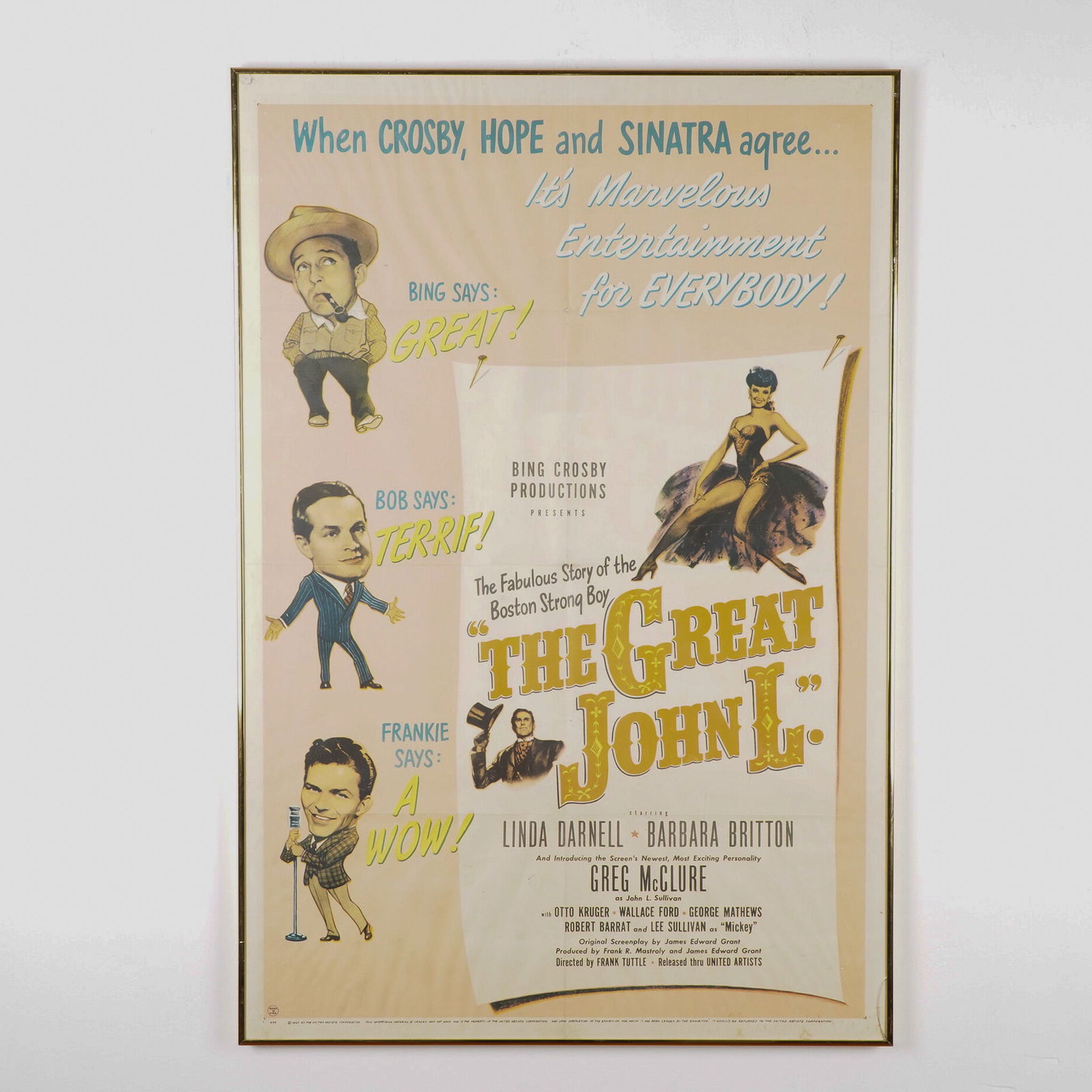 The Great John L. Promotional Movie Poster (1 of 4)