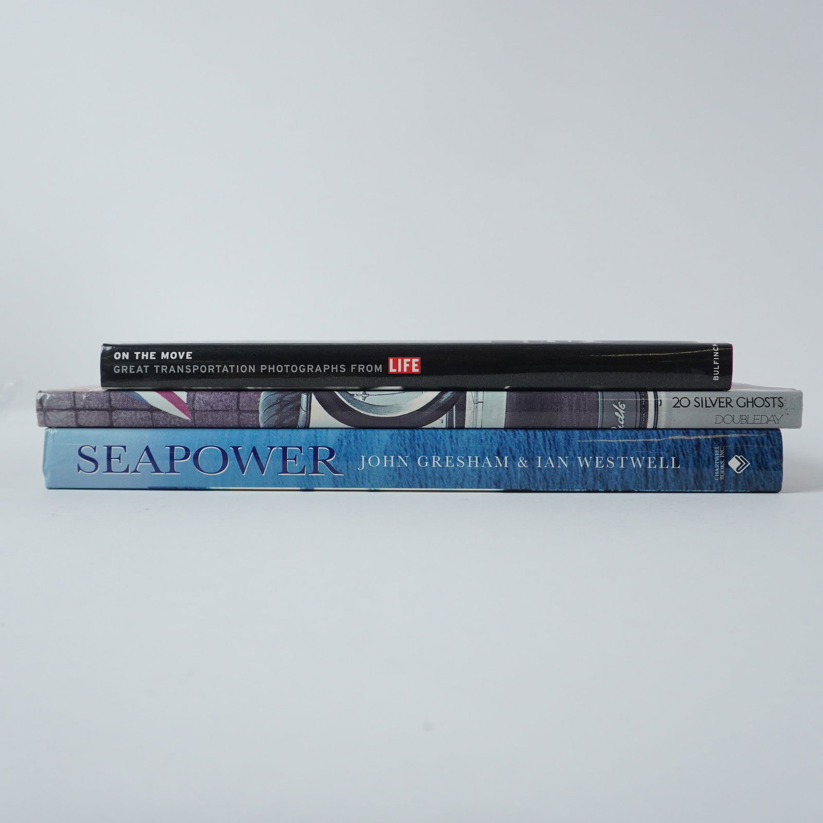 3pc Transportation and Naval Power History Book Collection: This collection of three books explores the evolution of transportation and naval dominance. Seapower by John D. Gresham and Ian Westwell examines the history and strategic impact of naval forces arou