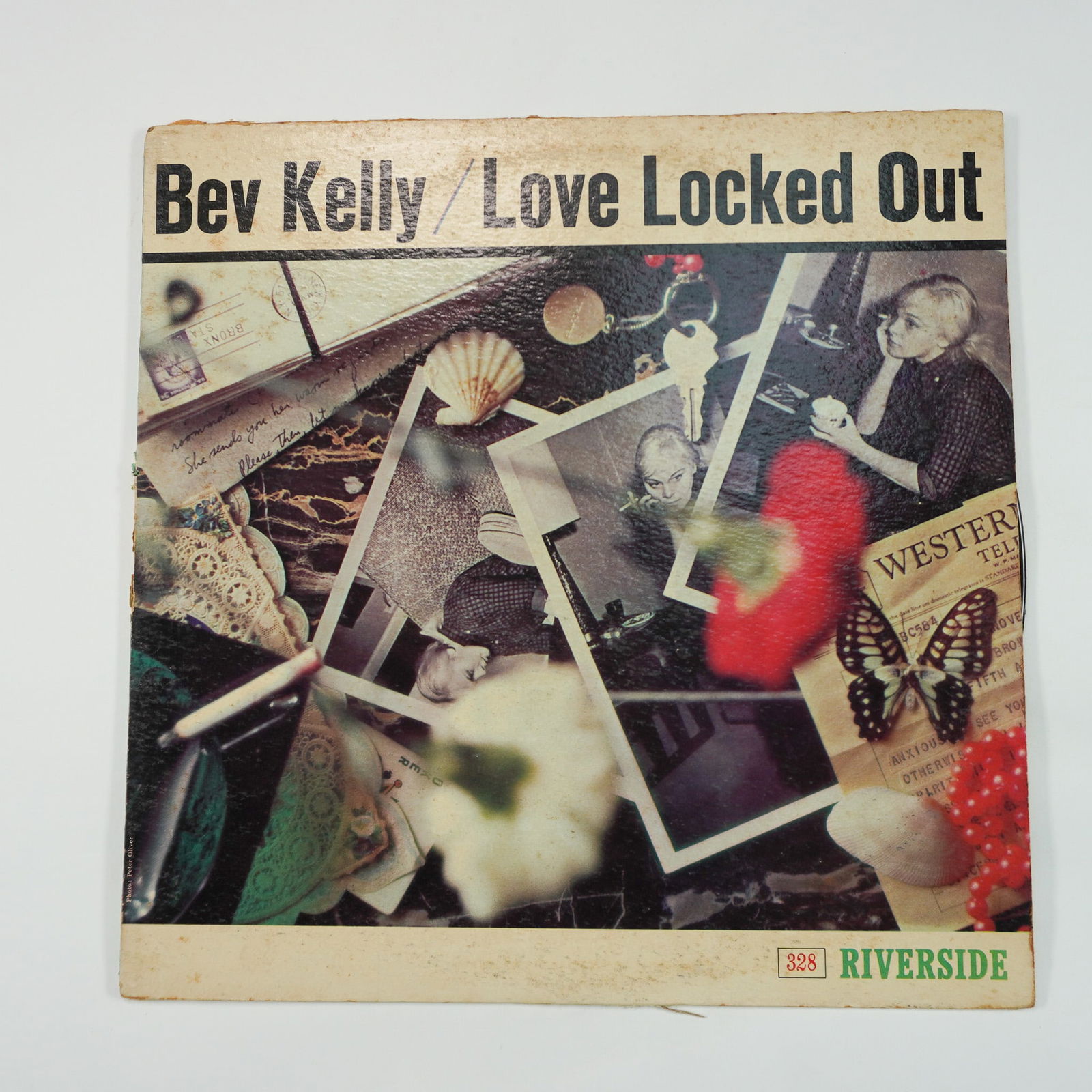 Bev Kelly, Love Locked Out LP Album: Original 1959 pressing of Love Locked Out by jazz vocalist Bev Kelly, released on Riverside Records (RLP 328). This album showcases Kelly's rich, expressive vocals on a selection of jazz standards, ac