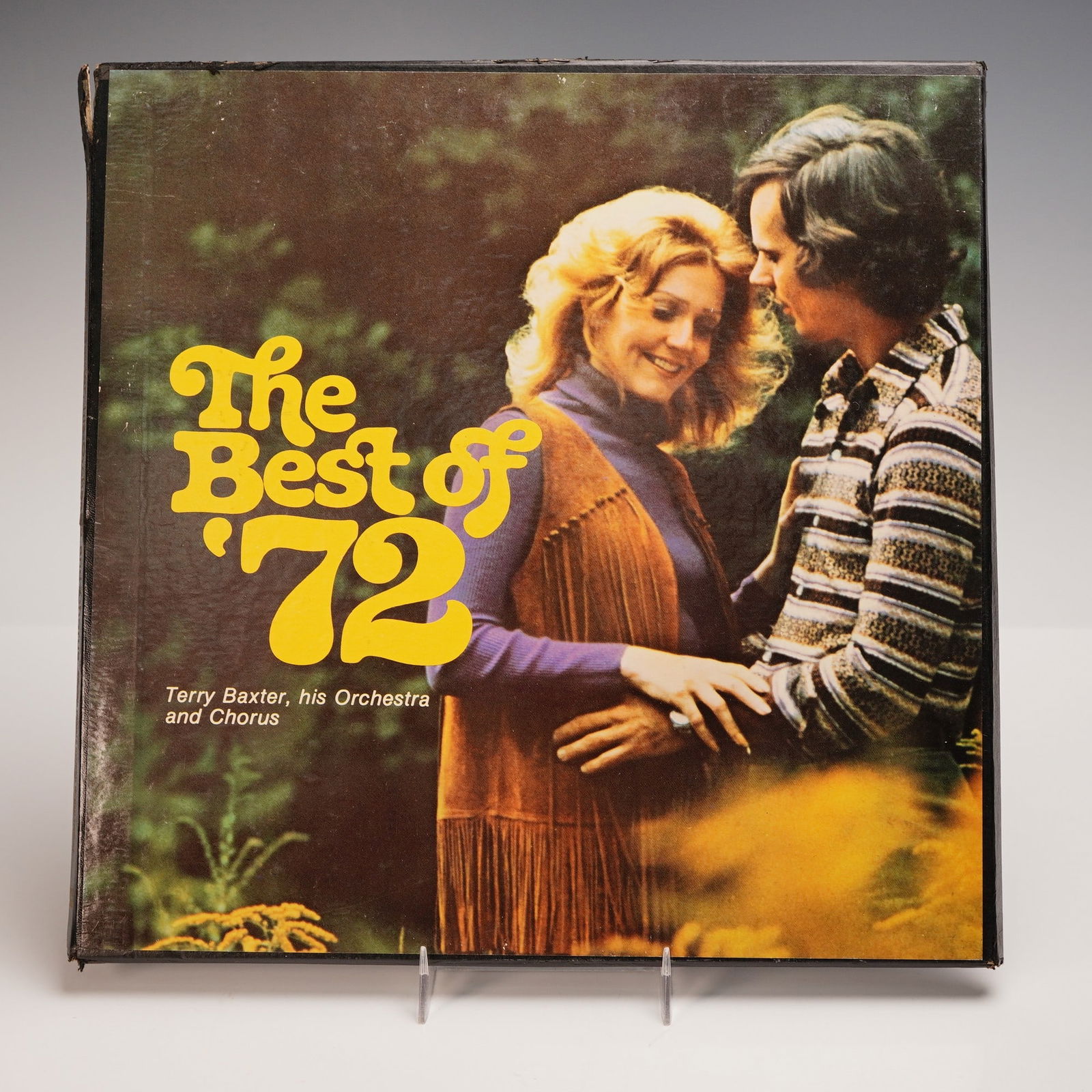 Columbia Musical Treasury Terry Baxter, His Orchestra & Chorus Vinyl Record: A three-record vinyl box set titled "The Best of '72" as performed by Terry Baxter, His Orchestra and Chorus, released under Columbia Musical Treasury. This Columbia House production comprises a curat