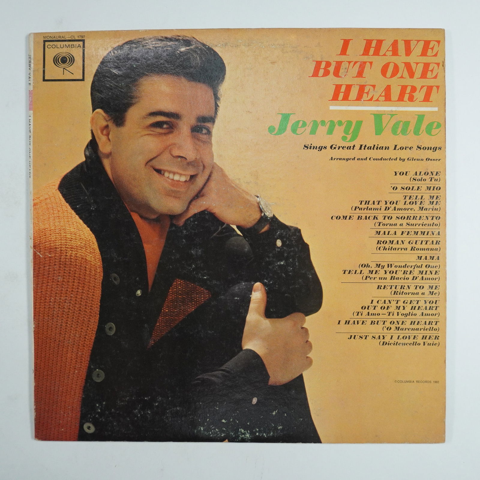 Jerry Vale, I Have But One Heart Vinyl Record (1 of 3)