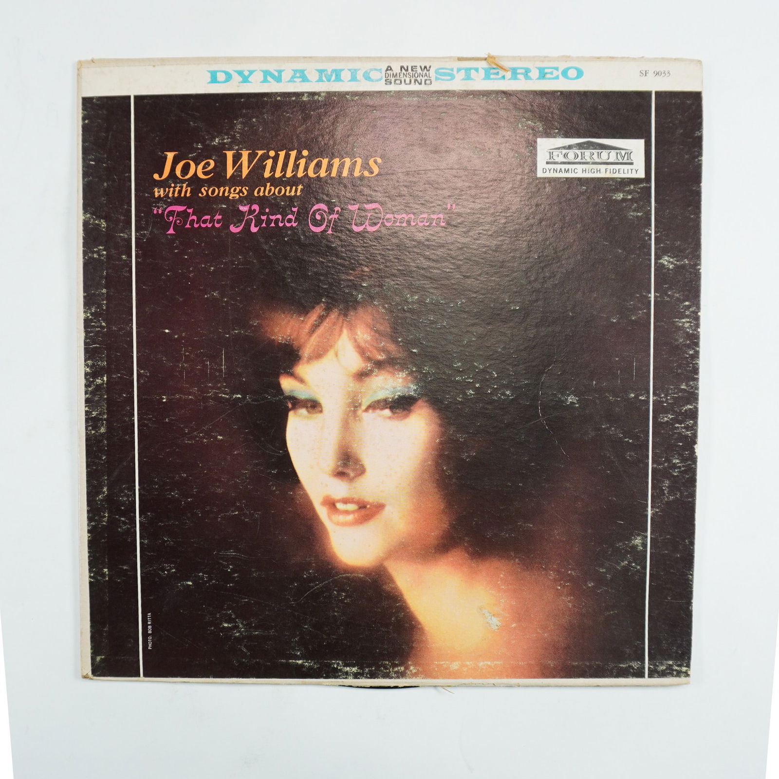 Joe Williams, That Kind of Woman Vinyl LP, Forum Records SF 9033: This vintage vinyl LP, That Kind of Woman, features jazz and blues vocalist Joe Williams, with arrangements conducted by Jimmy Jones. Released on Forum Records (SF 9033), the album showcases Williams'