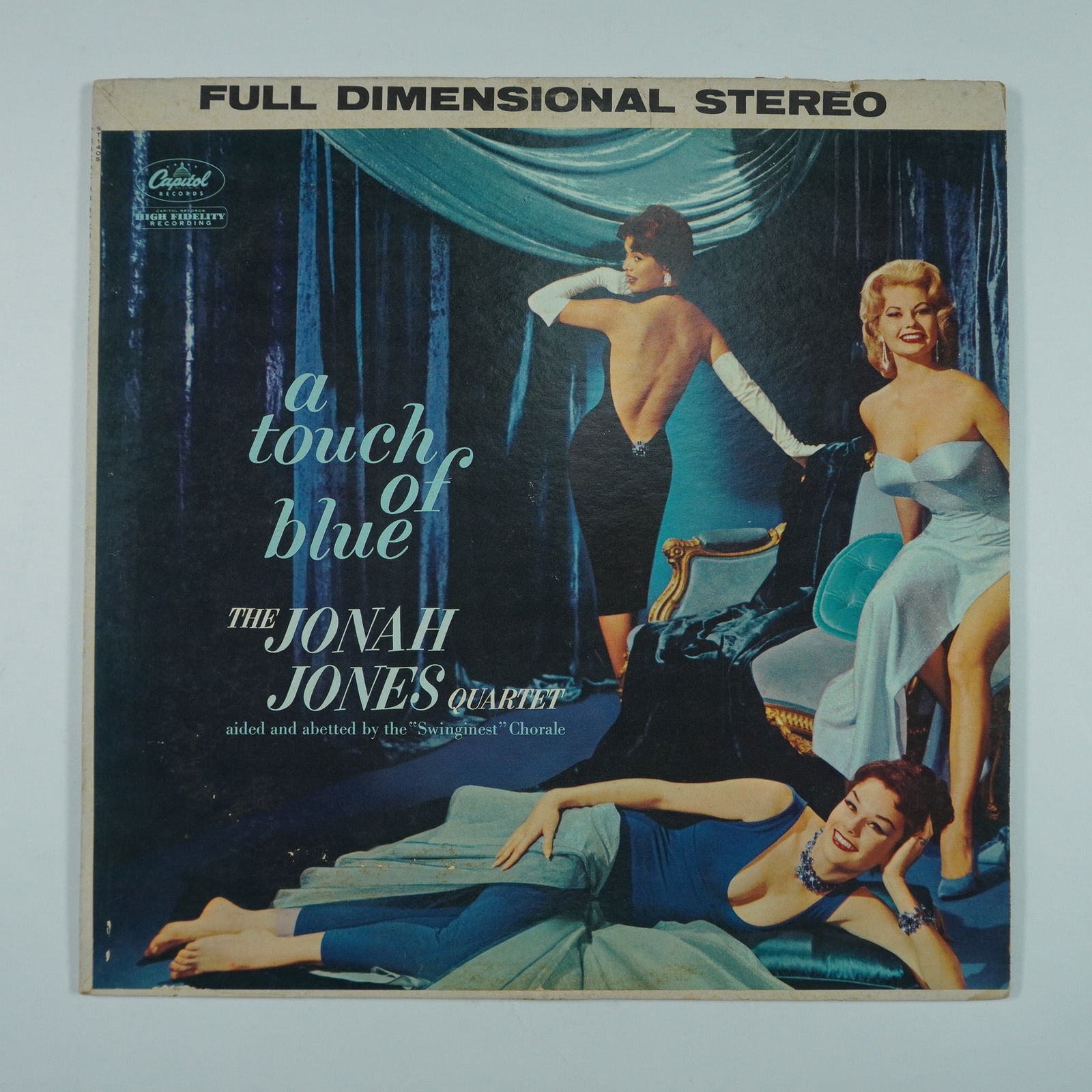 Jonah Jones Quartet - A Touch of Blue, Vinyl LP: Released in 1960 by Capitol Records in the USA, A Touch of Blue by the Jonah Jones Quartet showcases the group's signature blend of jazz and swing with a focus on blues-infused arrangements. Featuring