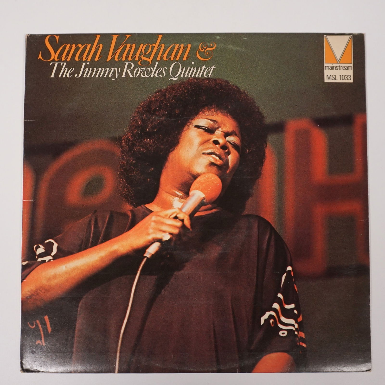 Sarah Vaughan The Jimmy Rowles Quintet Vinyl Record (1 of 3)