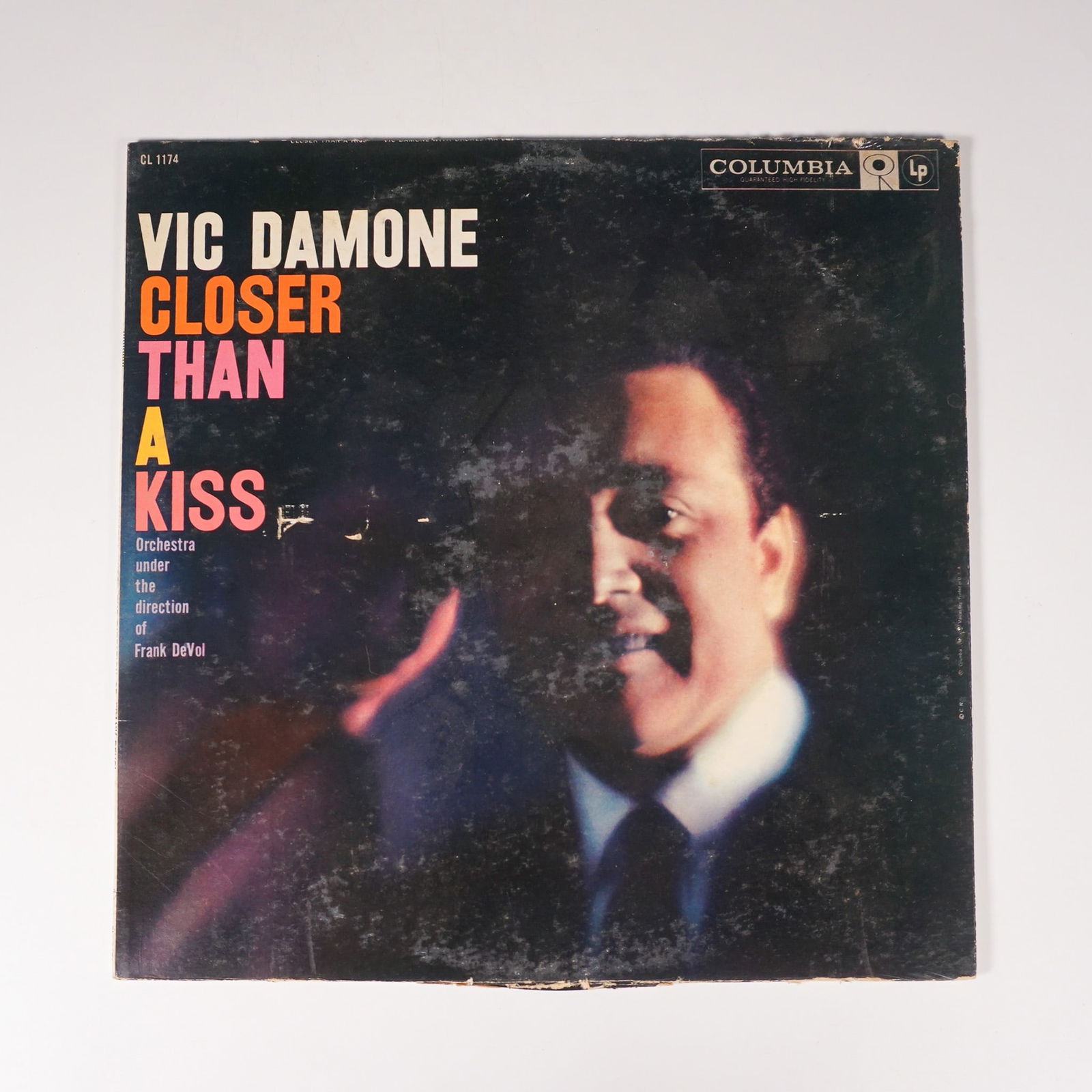 Vinyl Record, Vic Damone, Closer Than A Kiss LP, Columbia CL (1 of 3)