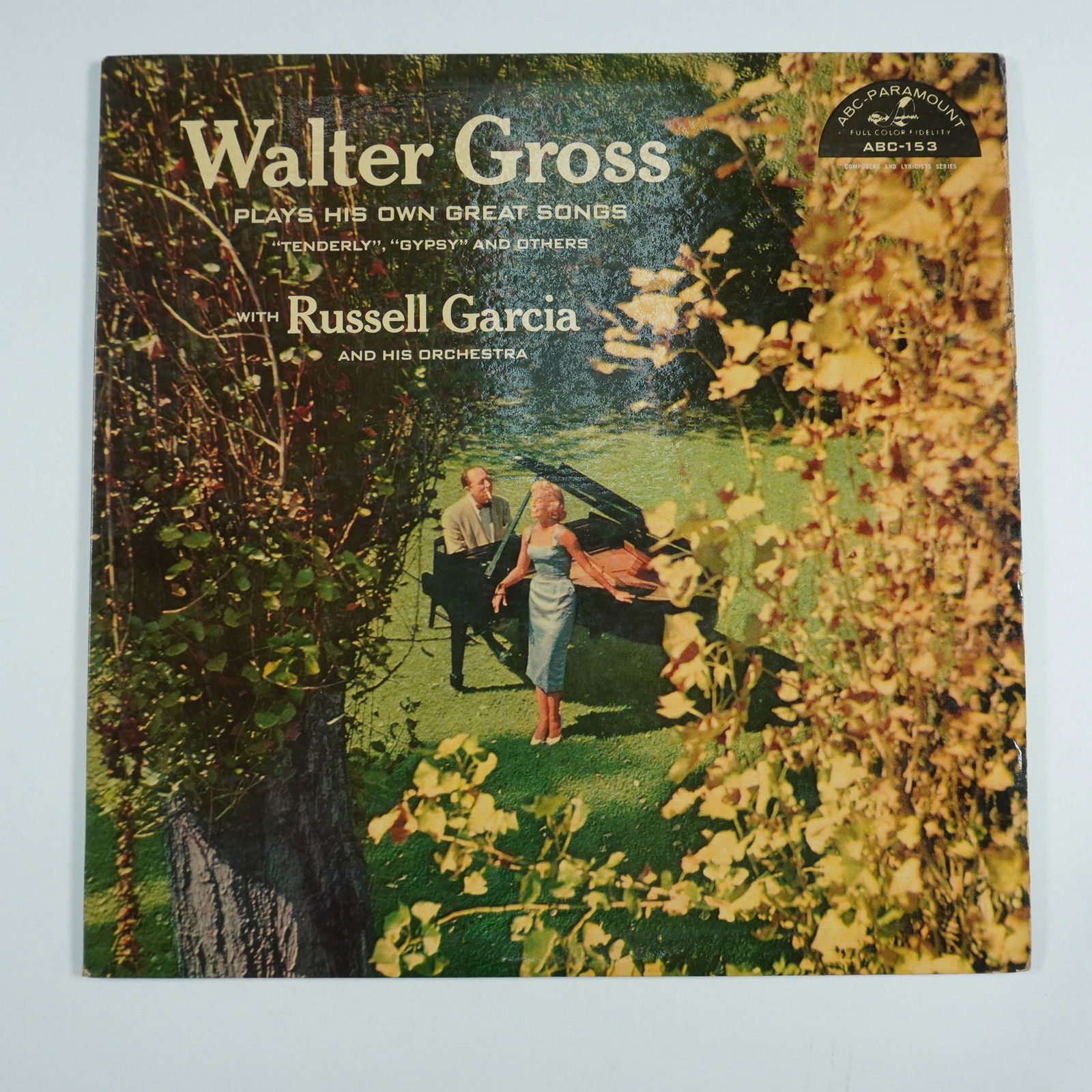 Walter Gross Vinyl Record, Plays His Own Great Songs: Walter Gross Plays His Own Great Songs vinyl record, featuring orchestration by Russell Garcia and his orchestra. Released by ABC-Paramount under catalog number ABC-153, this album showcases Gross per