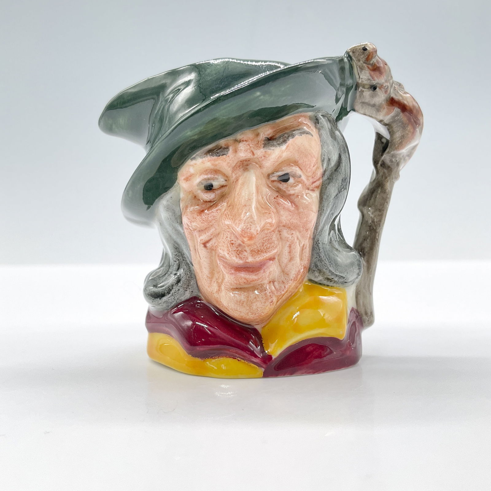 Pied Piper D6514 - Mini - Royal Doulton Character Jug: Royal Doulton backstamp. Artist: Geoff Blower Issued: 1960 - 1981 Dimensions: 2.5"H Country of Origin: England