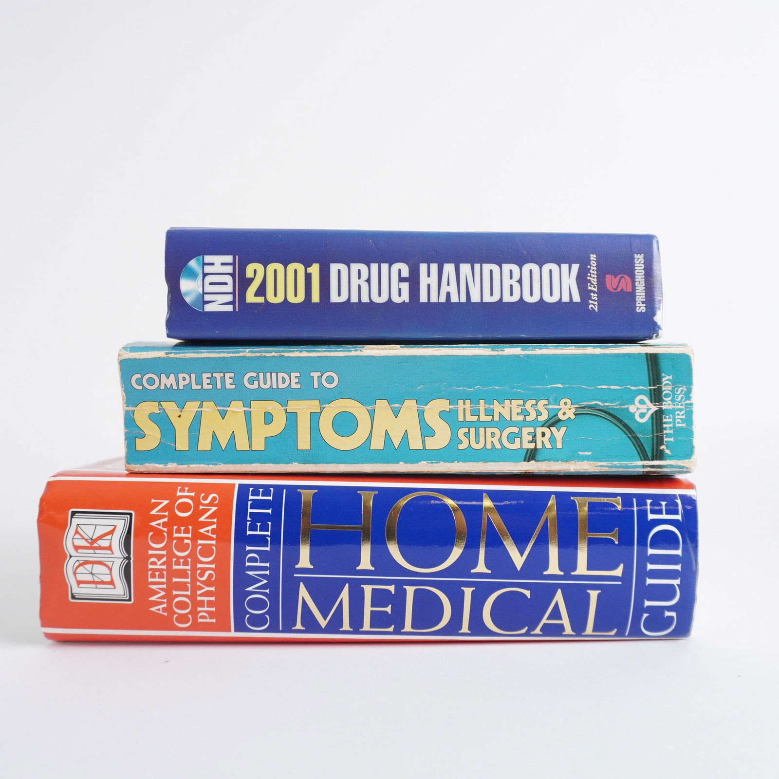 3pc Medical Books, Home & Drug Reference Collection (1 of 4)