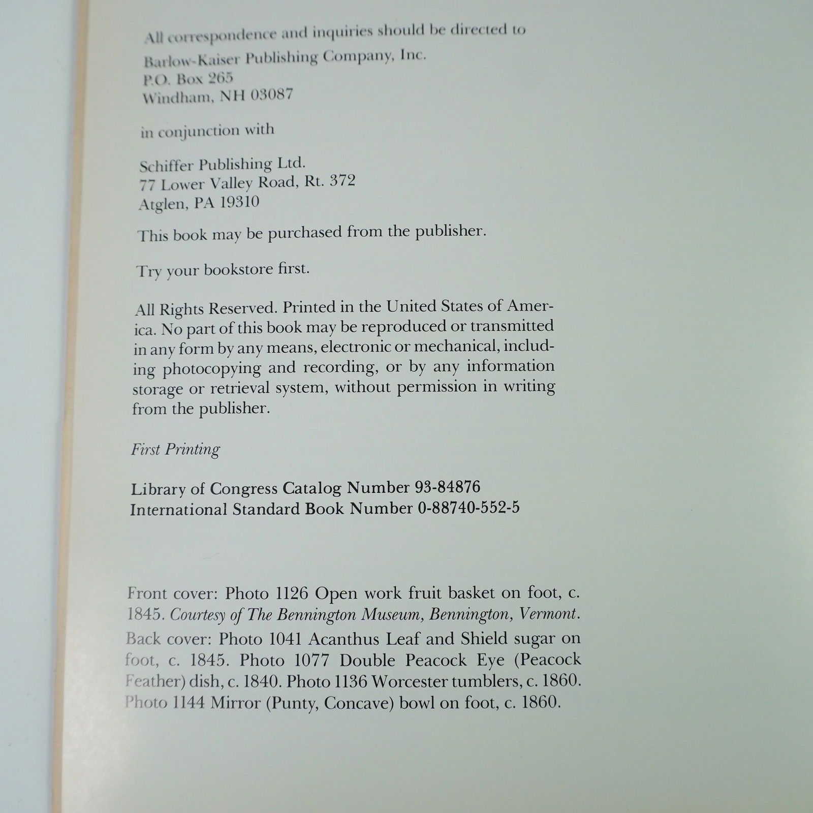 4 Glass Reference Books - 8