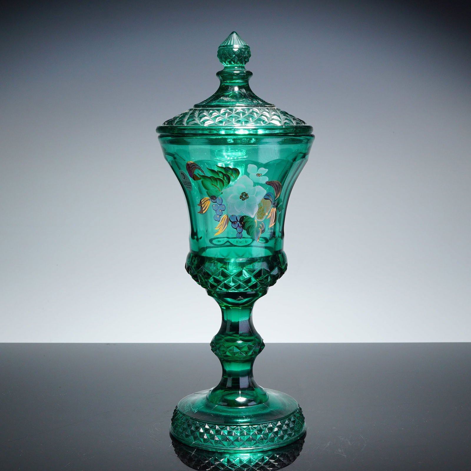 Fenton Art Glass Family Signature Series Urn with Lid (1 of 7)