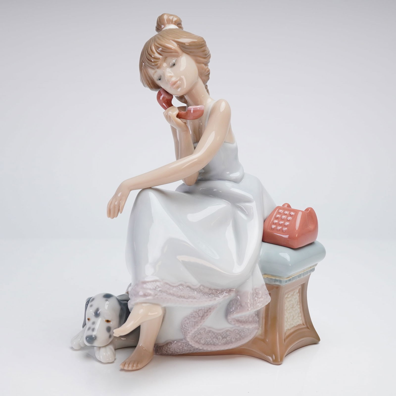 Lladro Porcelain Figurine, Chit-Chat 5466 (1 of 4)