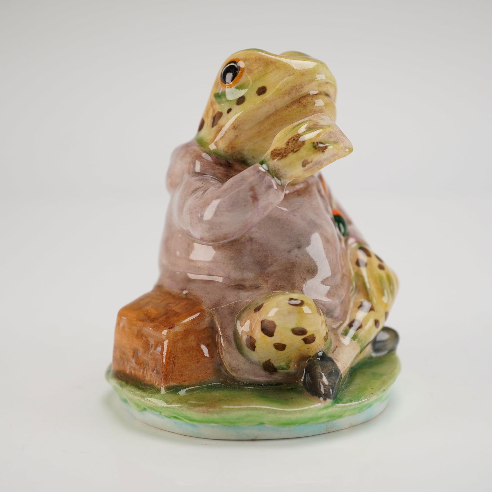 Beswick Beatrix Potter's Figurine, Mr. Jeremy Fisher - Spotted Legs (1 of 3)