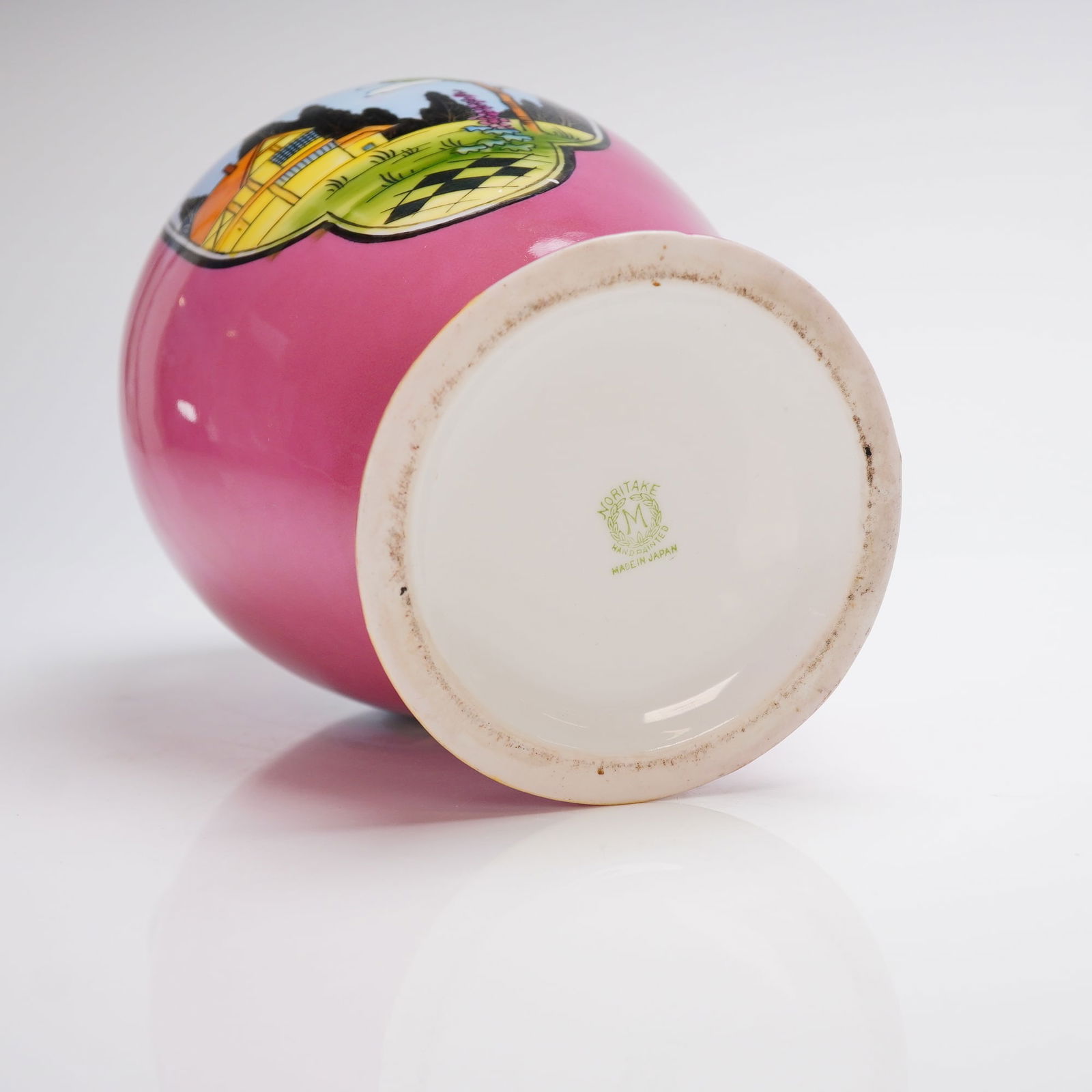 Noritake Double Handled Landscape Vase - 3