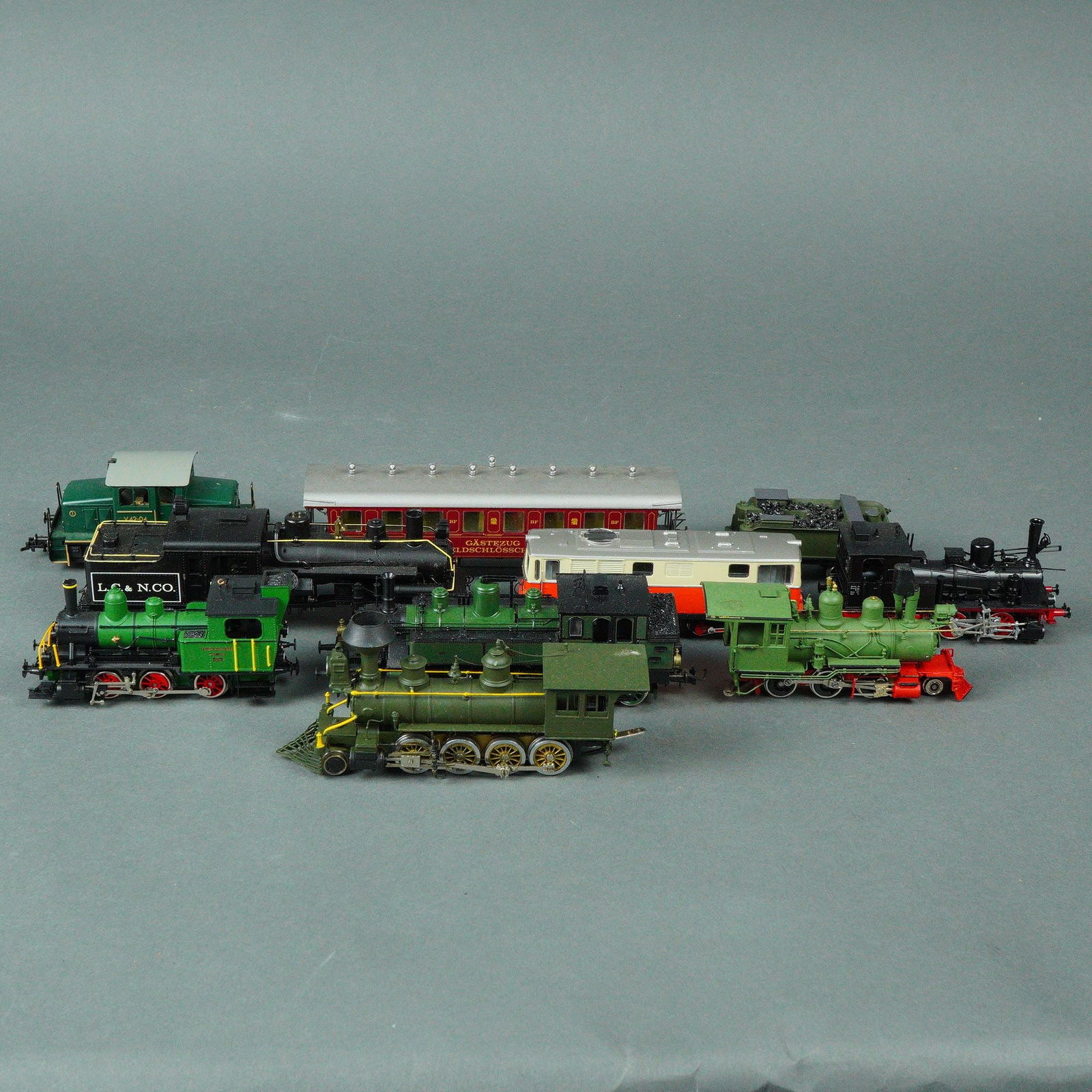 Collection of Vintage Miniature Railway Rolling Stock by Roco and Trix (1 of 5)