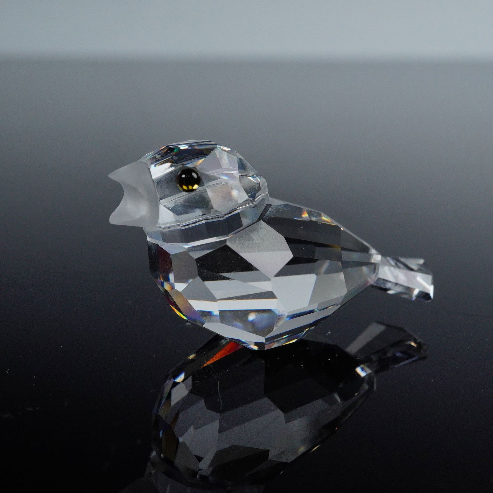 Swarovski Silver Crystal Figurine, Sparrow 169685 (1 of 4)