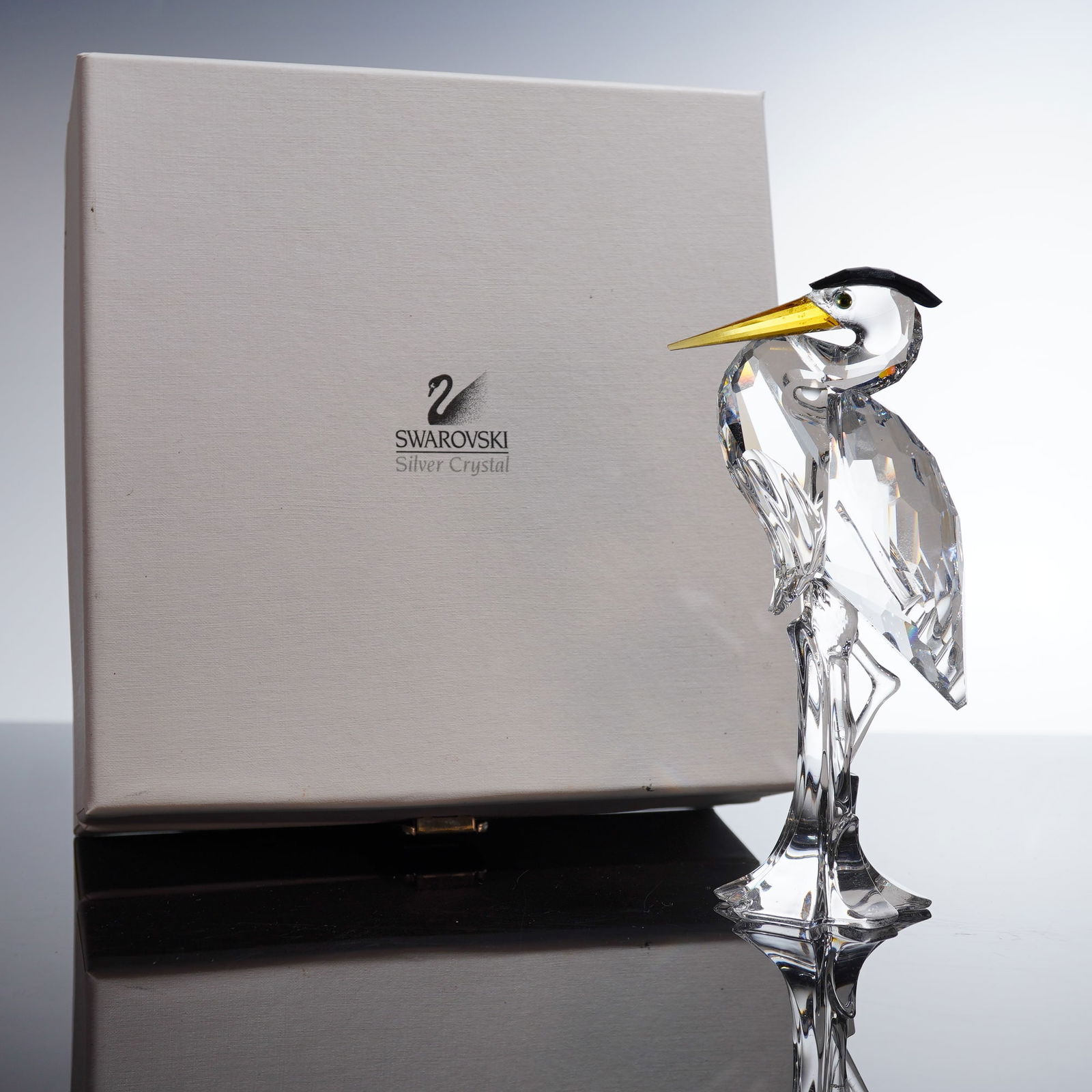 Swarovski Crystal Silver Heron Figurine - Feb 24, 2026 | Lion And