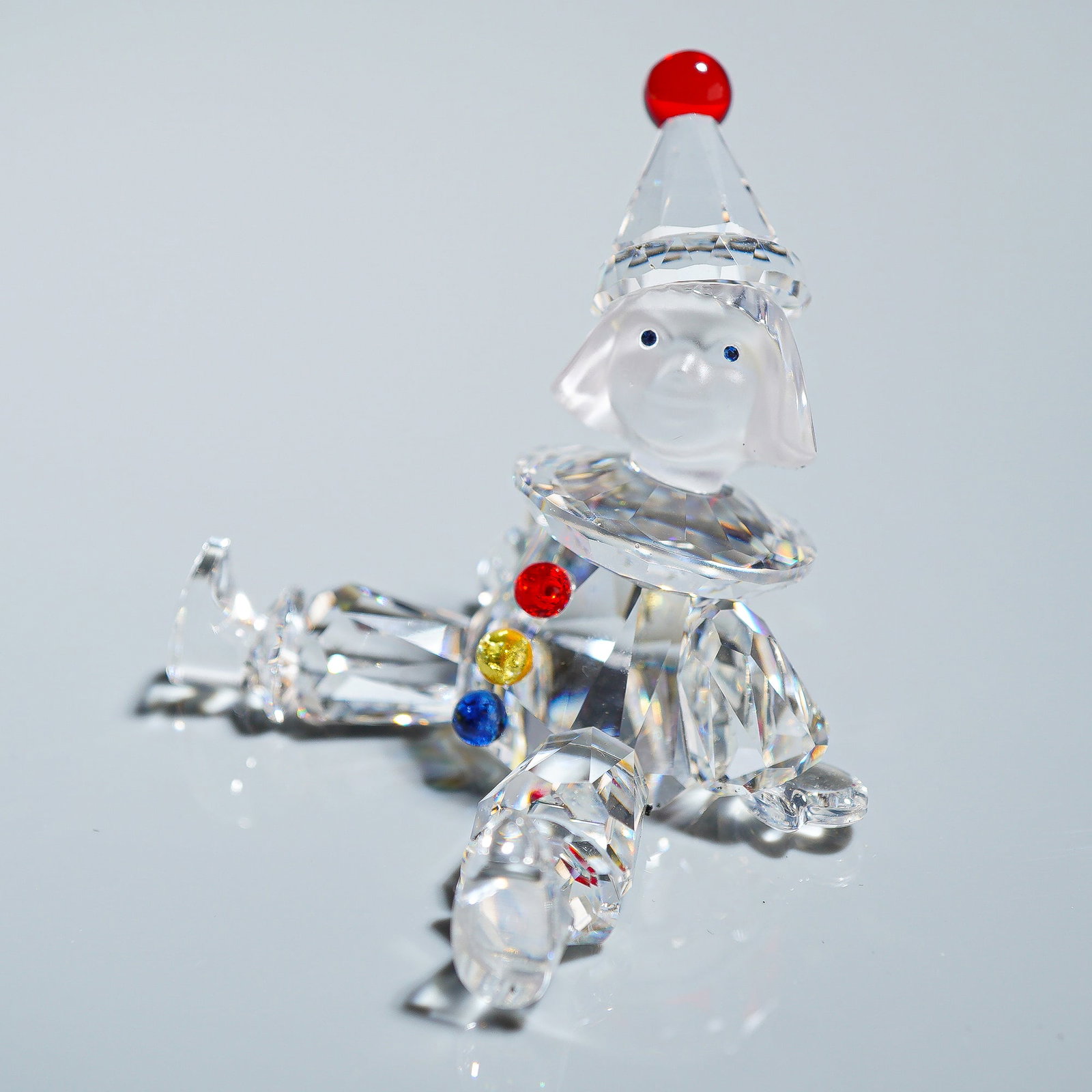 Swarovski Silver Crystal Puppet Clown Figurine 217207 (1 of 5)