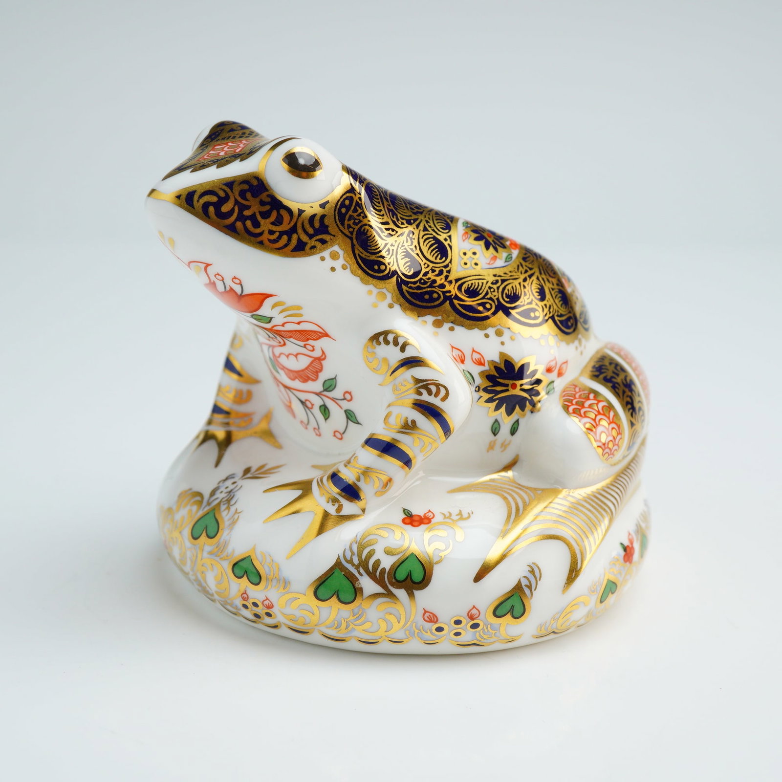 Royal Crown Derby Paperweight, Old Imari Frog (1 of 4)