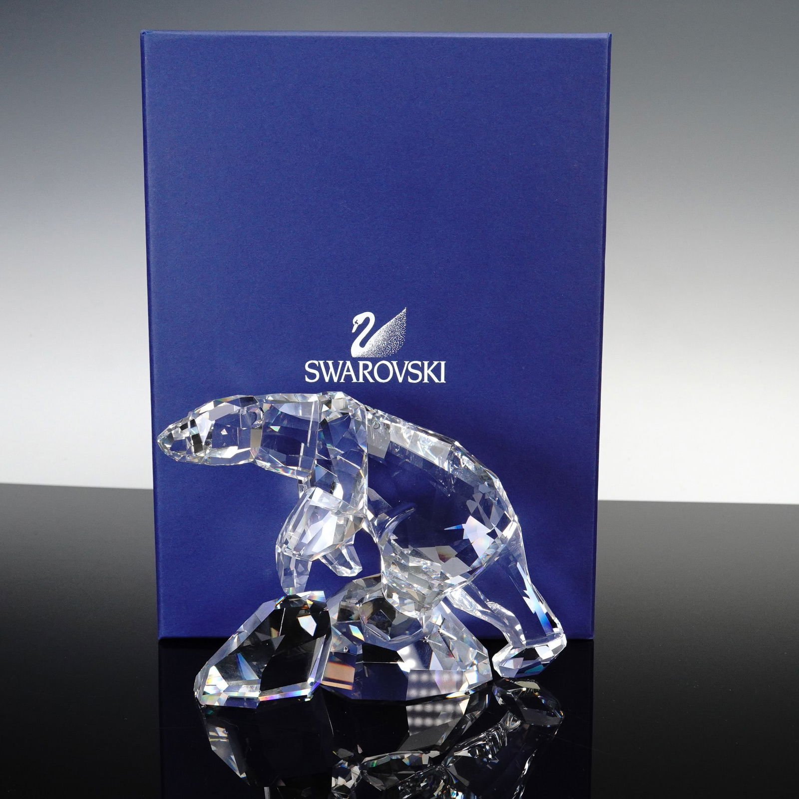 Swarovski Crystal Figurine, Polar Bear (1 of 5)