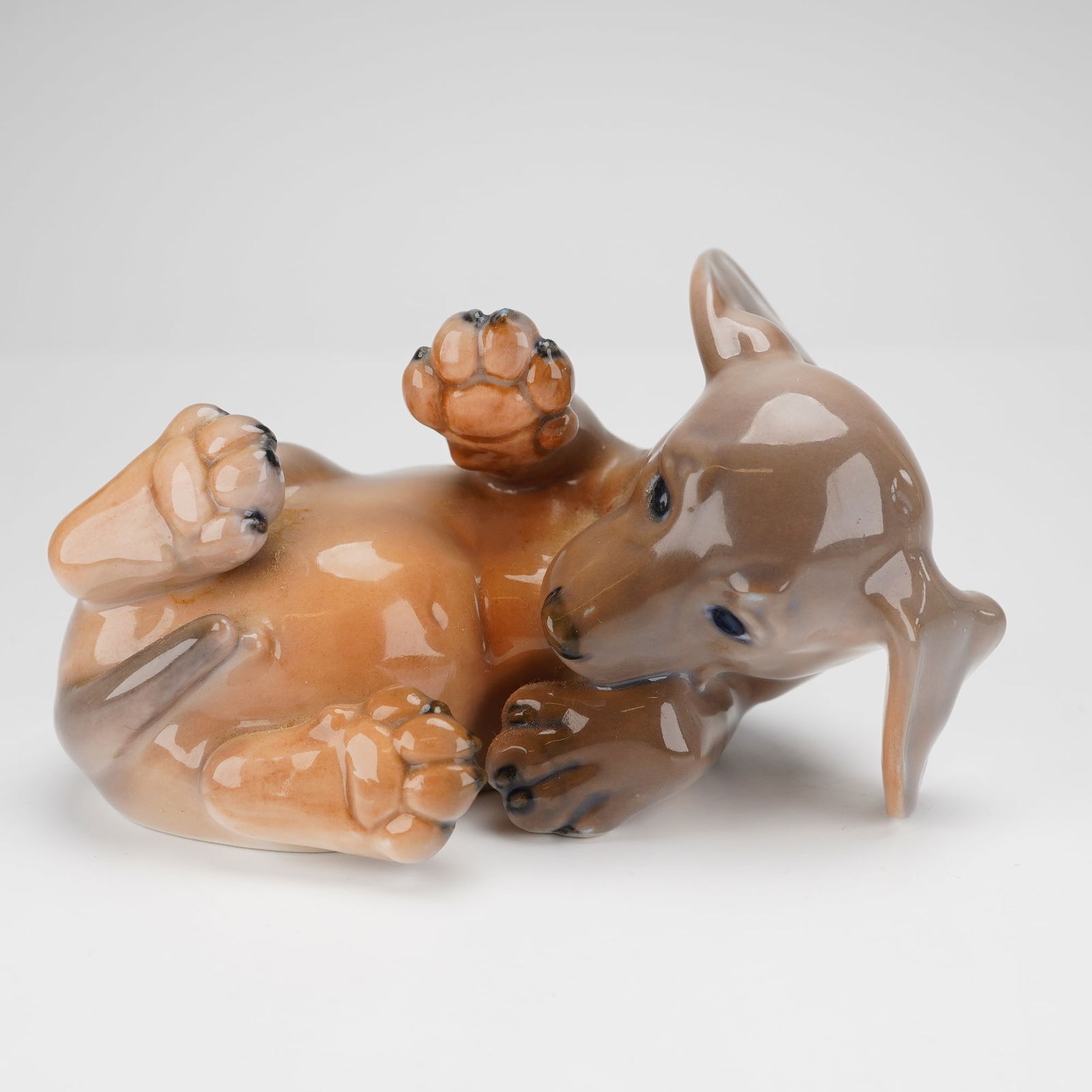 Royal Copenhagen Porcelain Dachshund Puppy Figurine (1 of 3)