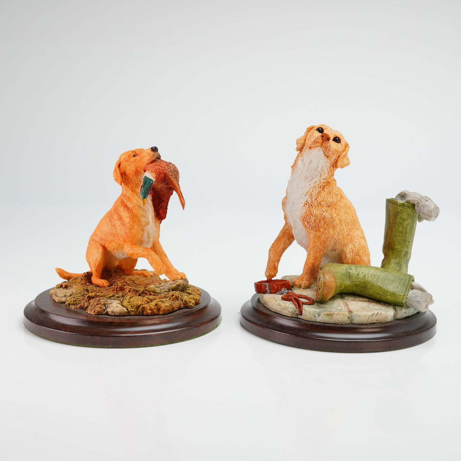 2pc Country Artists England Figurines, The Reward and Labrador (1 of 4)