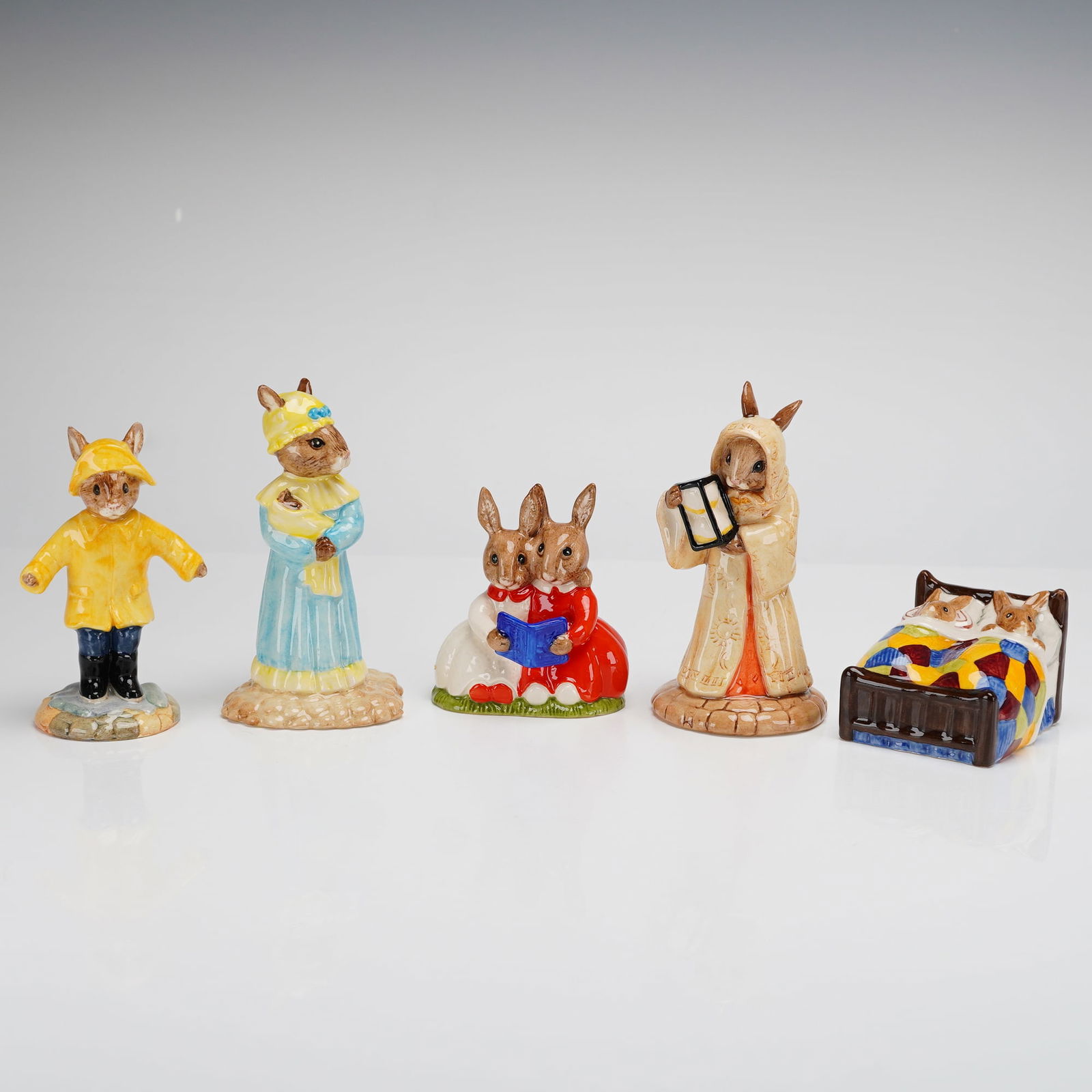 5pc Royal Doulton Bunnykins Figurines (1 of 3)