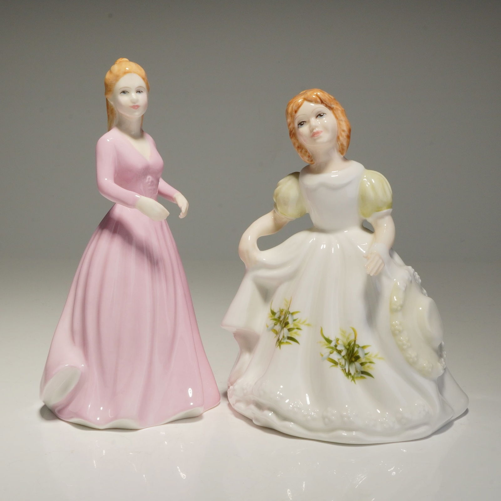 2pc Royal Doulton Figurines Magical Moments HN4607 and January HN3330 (1 of 3)