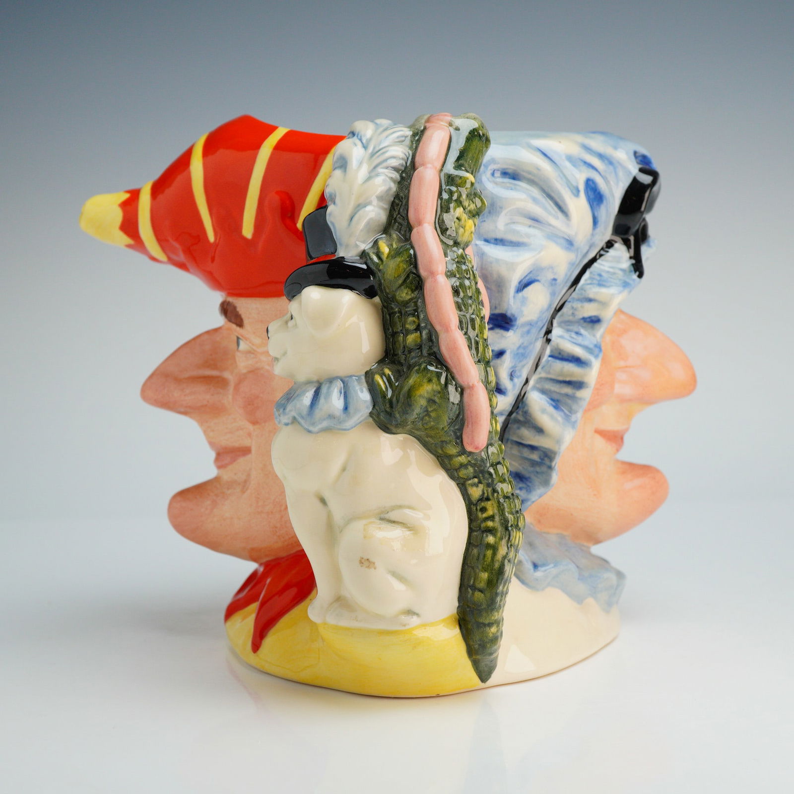 Royal Doulton Punch and Judy Double Sided Character Jug D6946 w/ COA (1 of 6)