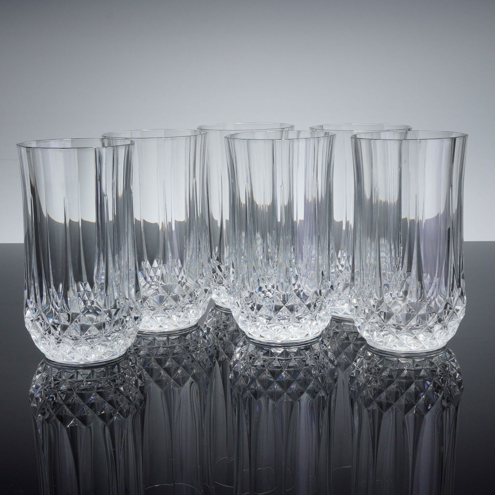 6pc Crystal Highball Glasses (1 of 4)