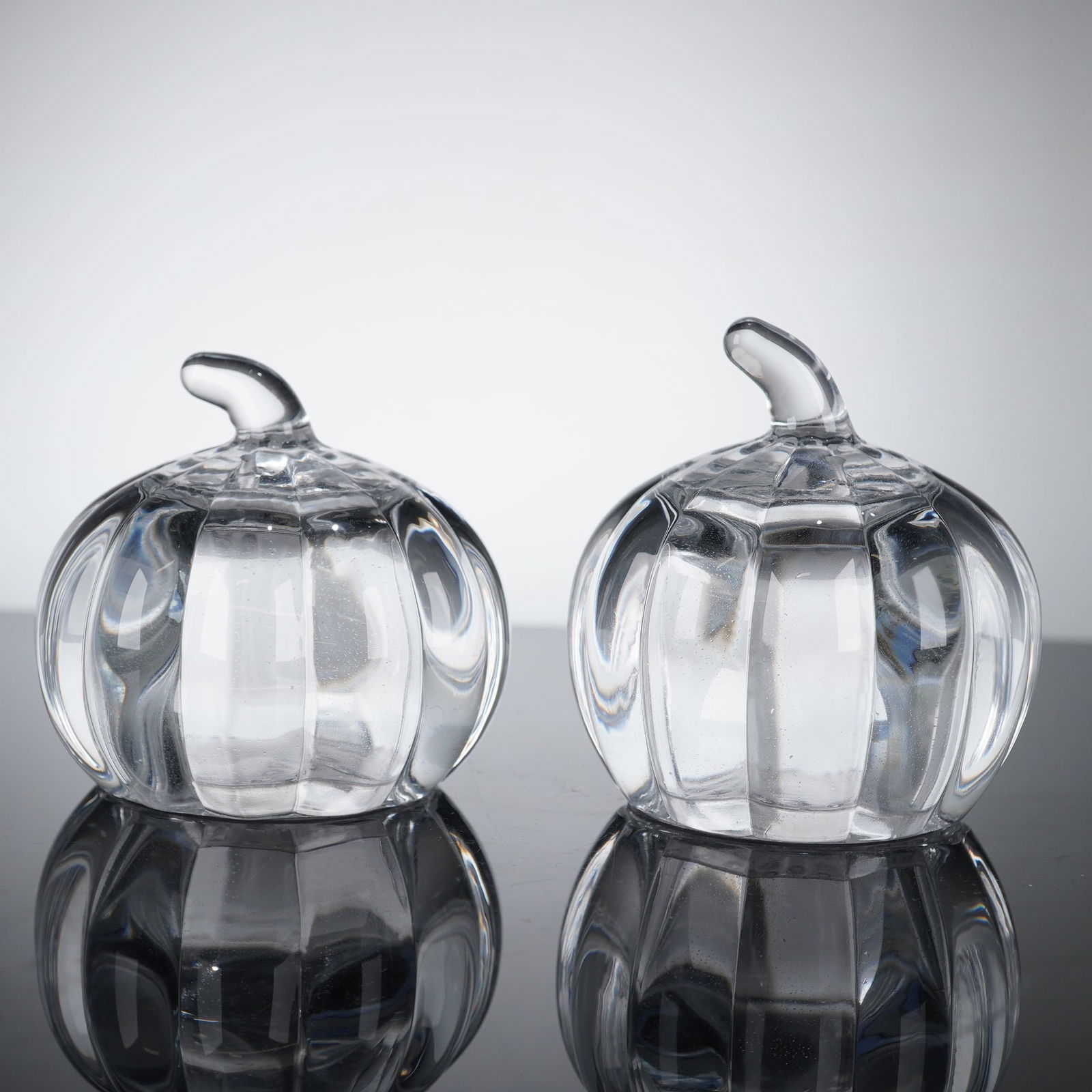Set of Shannon Crystal Pumpkin Salt and Pepper Shakers (1 of 4)