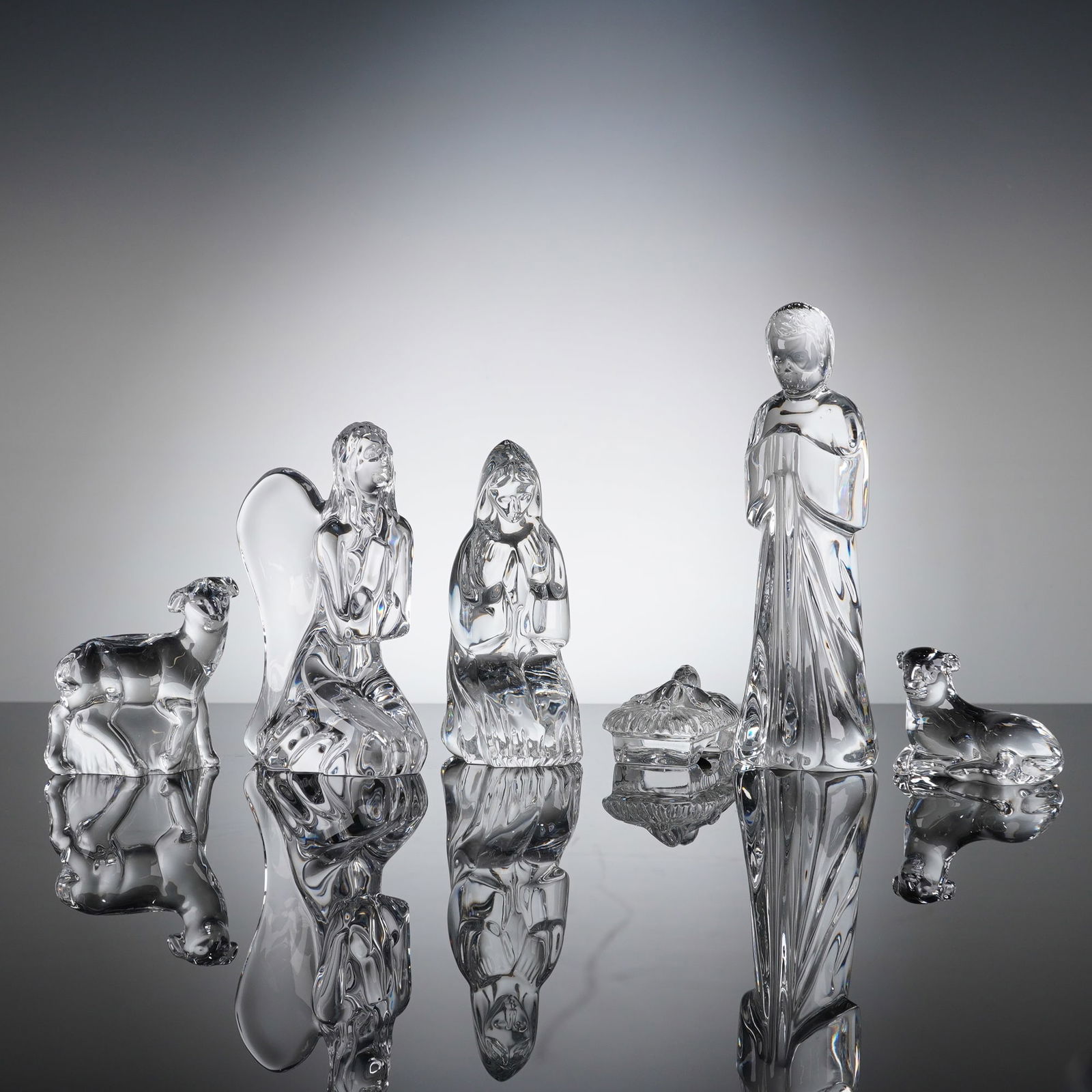 6pc Waterford Crystal Nativity Figurines (1 of 4)