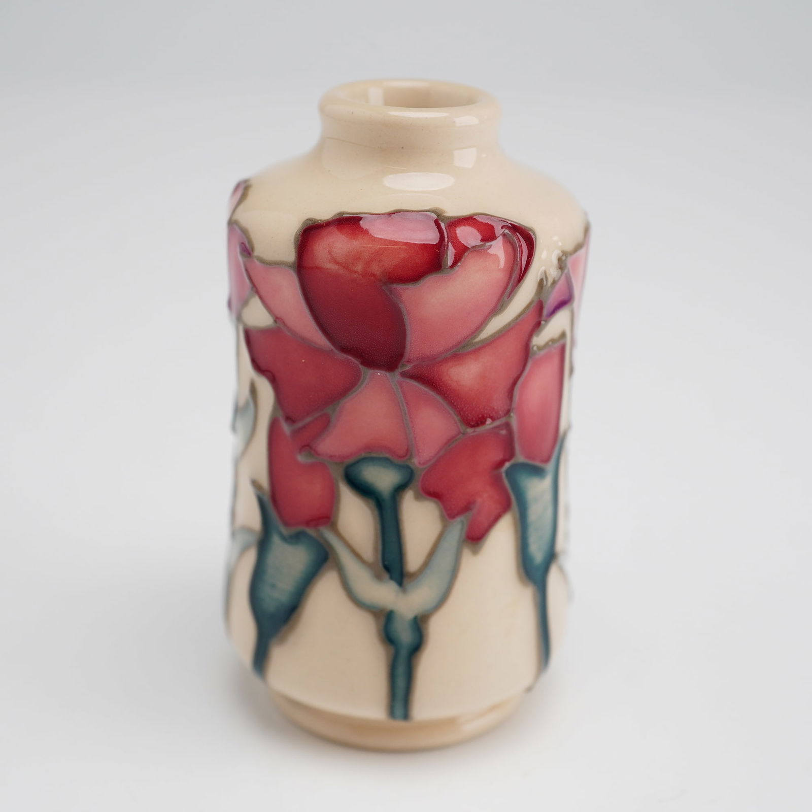 Moorcroft Miniature Floral Months of The Year Vase, Carnation (1 of 5)