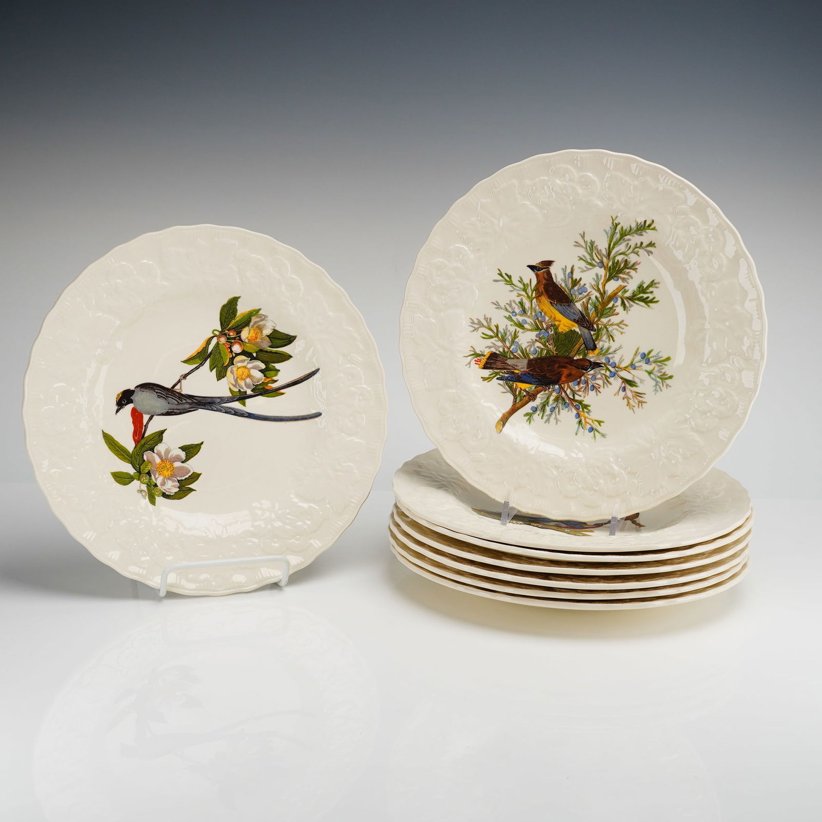 8pc Alfred Meakin England Birds of America Ceramic Plates (1 of 5)