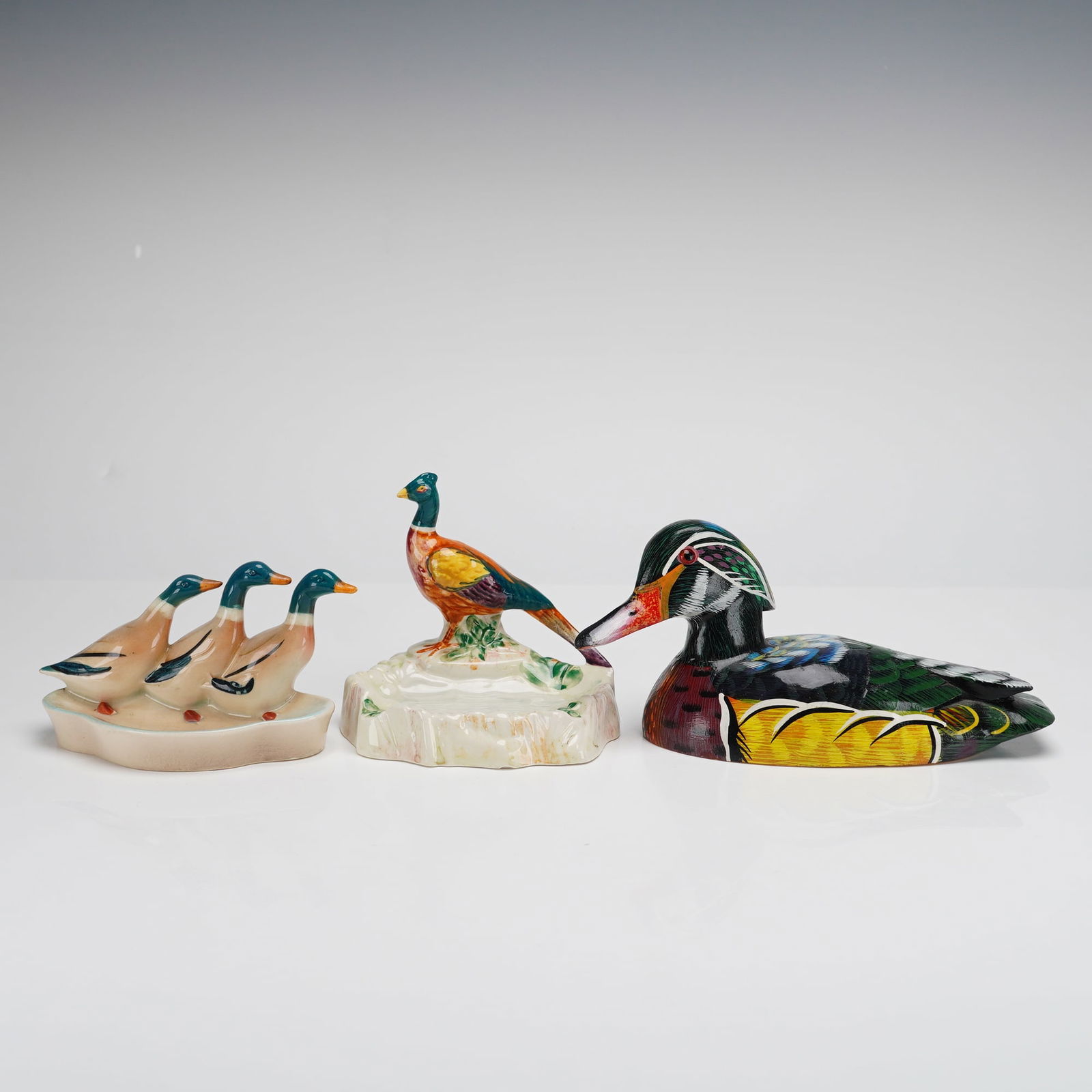 3pc Beswick and Canadian Wildlife Bird Figurines Trays (1 of 3)