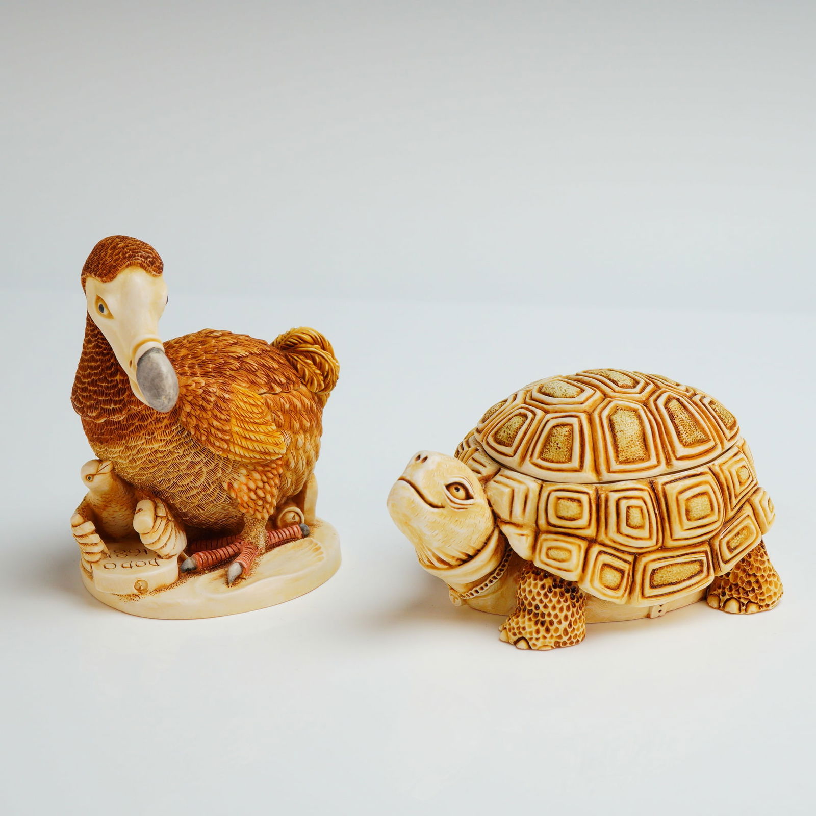 2pc Harmony Kingdom Trinket Boxes, The Last Laugh & One Step Ahead (1 of 4)