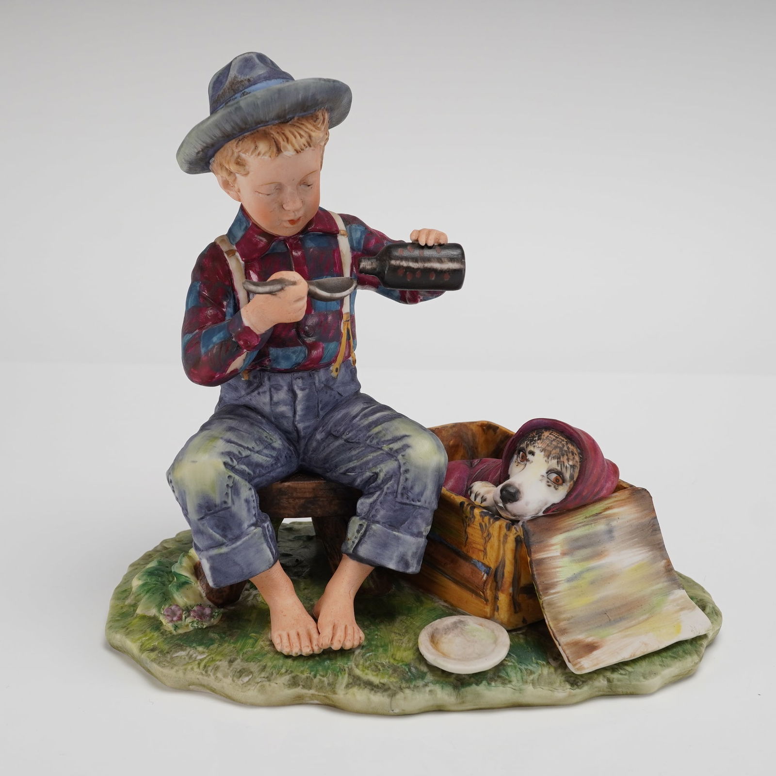 Gorham Norman Rockwell First Edition Figurine Summer The Mysterious Malady (1 of 3)