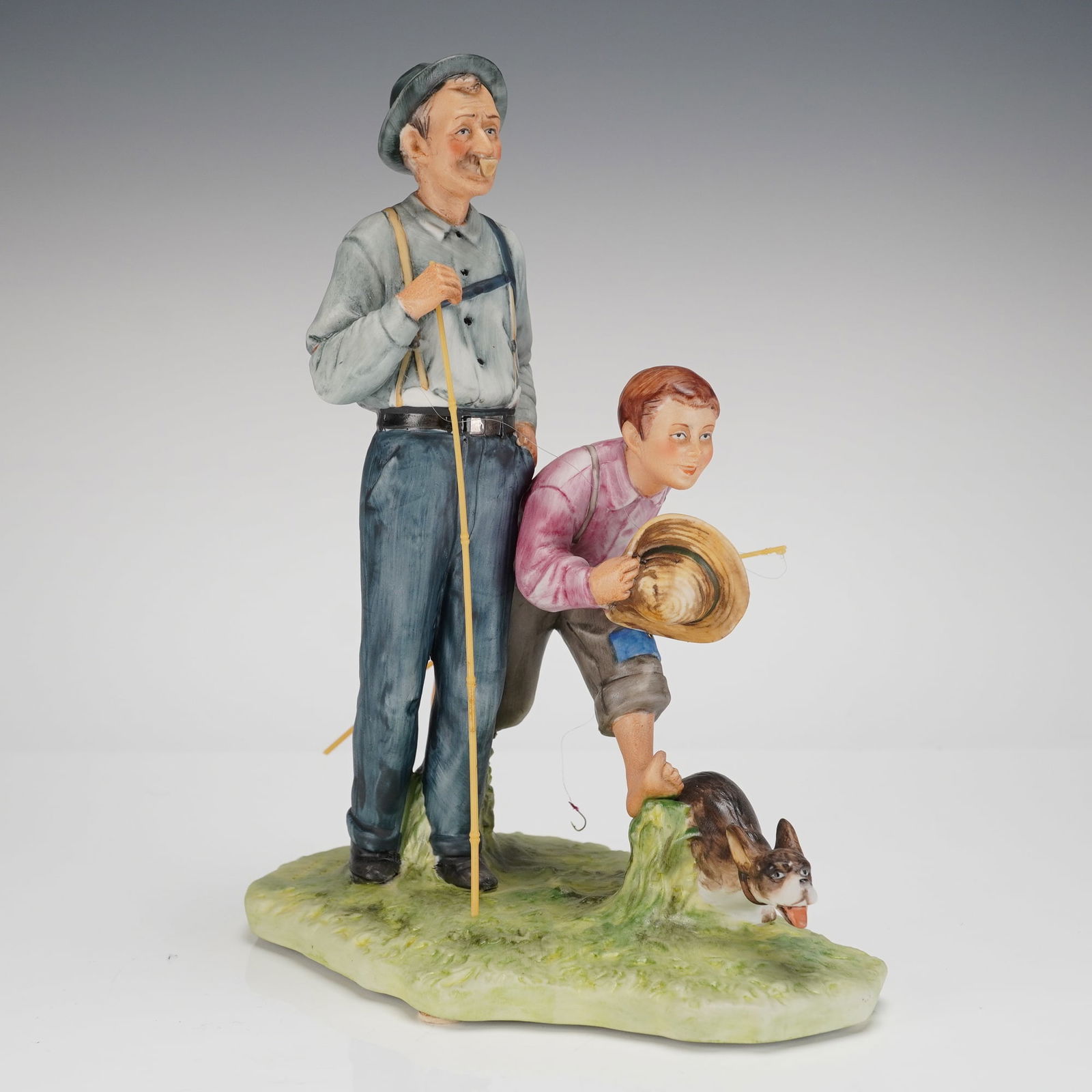 Gorham Norman Rockwell Porcelain Figurine Summer Goin Fishin (1 of 4)