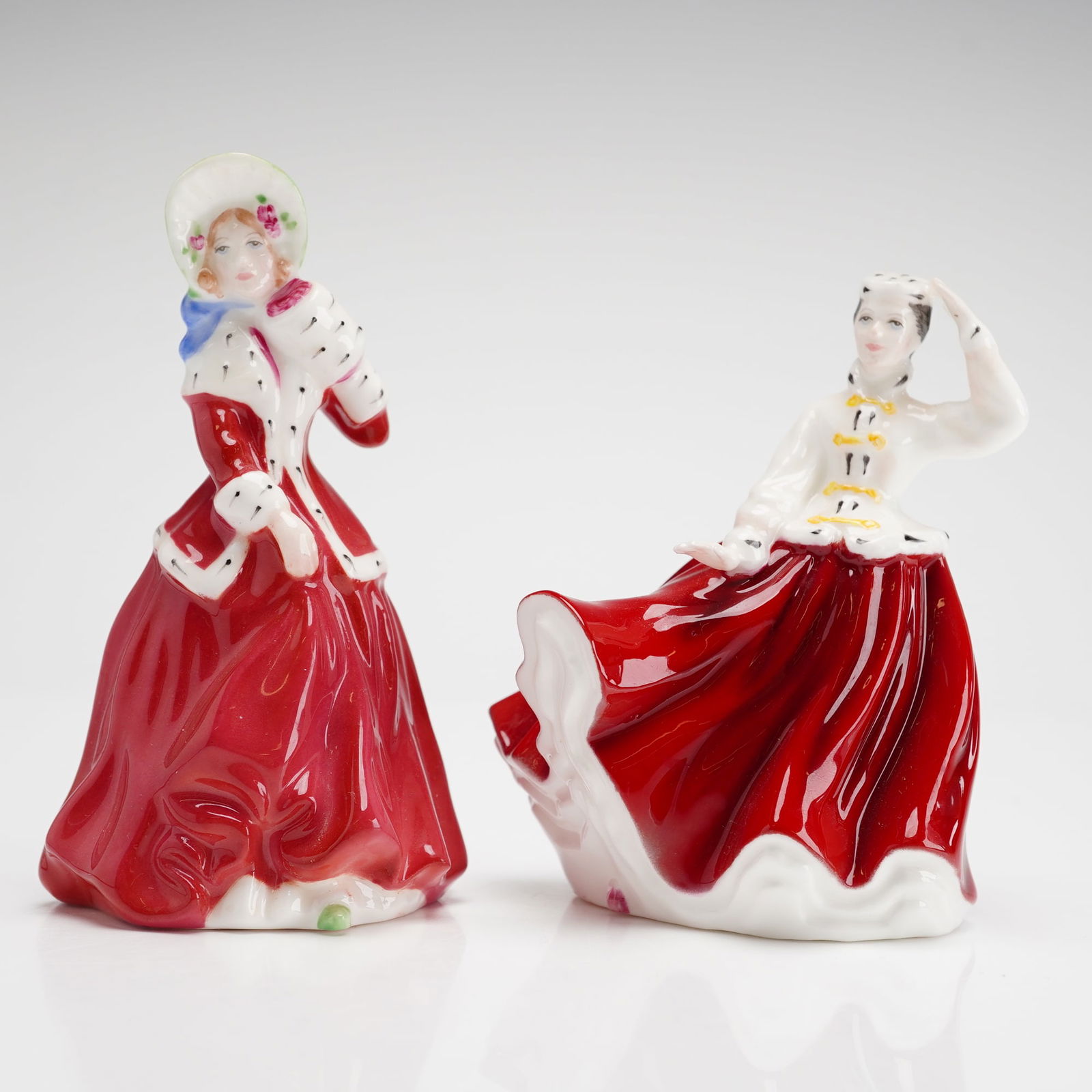 Two Royal Doulton Mini Figurines Gail HN3321 and Christmas Morn HN3212 (1 of 3)