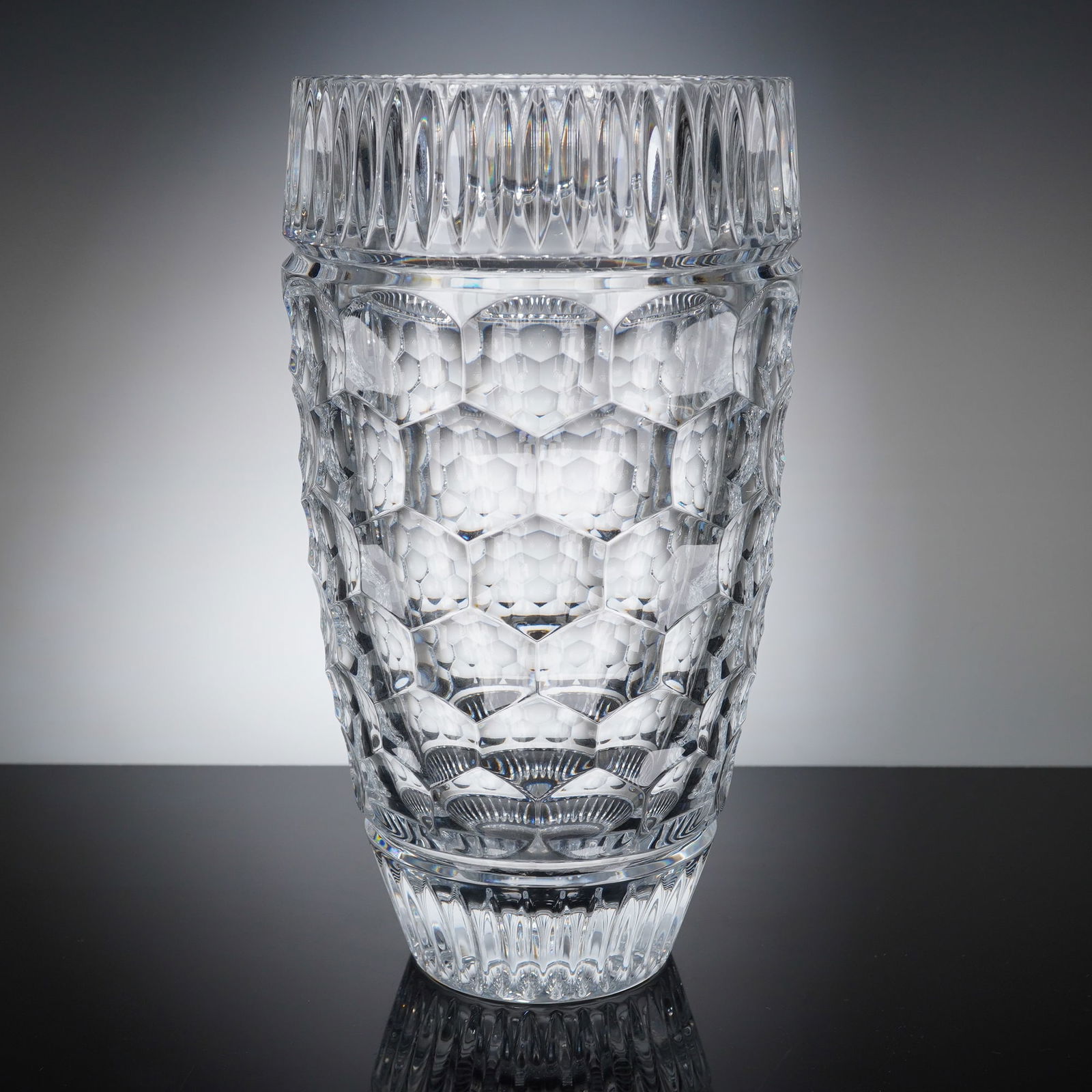 Large Waterford Crystal Honeycomb Vase (1 of 5)