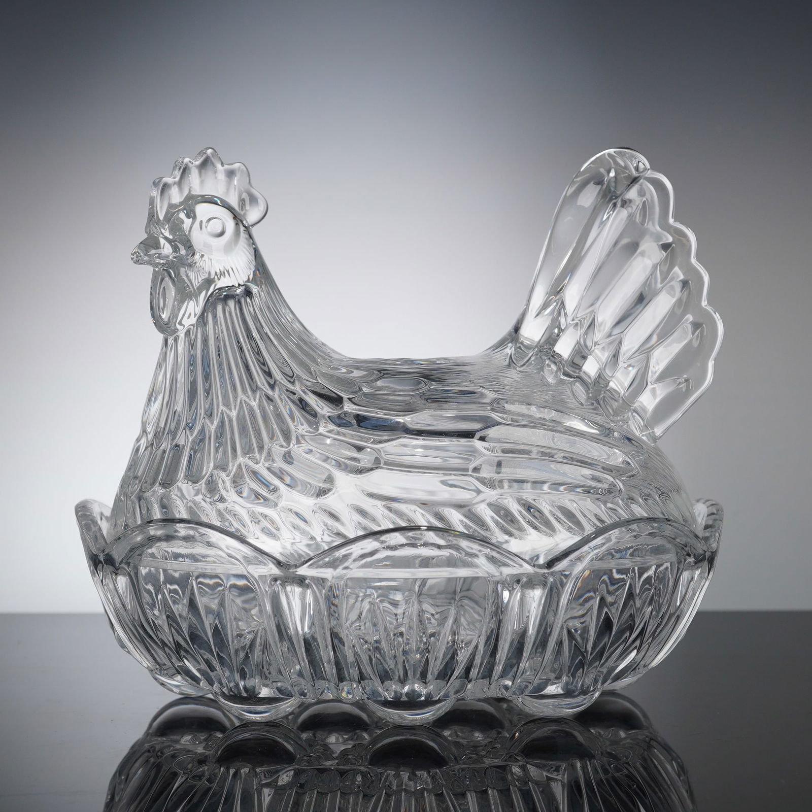 Marquis by Waterford Crystal Hen on Nest Covered Dish (1 of 5)