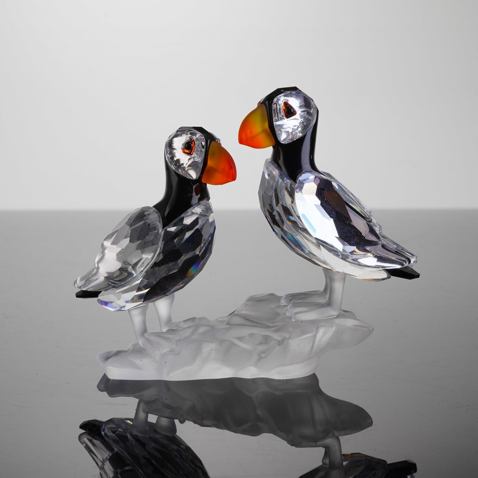 Swarovski Crystal Puffins Pair Figurines (1 of 5)