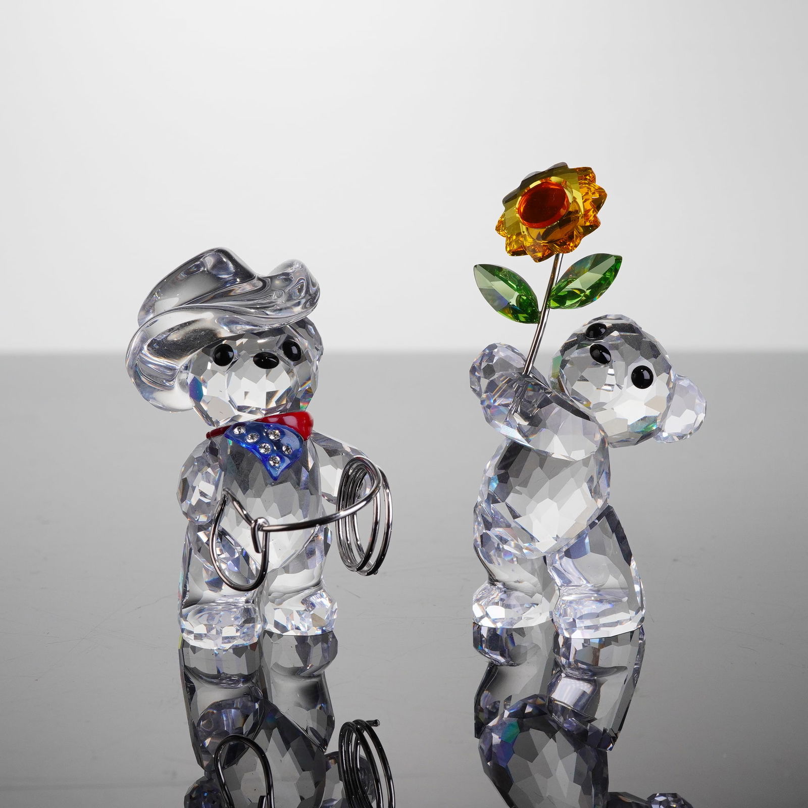 2pc Swarovski Crystal Figurines, Kris Bear (1 of 5)