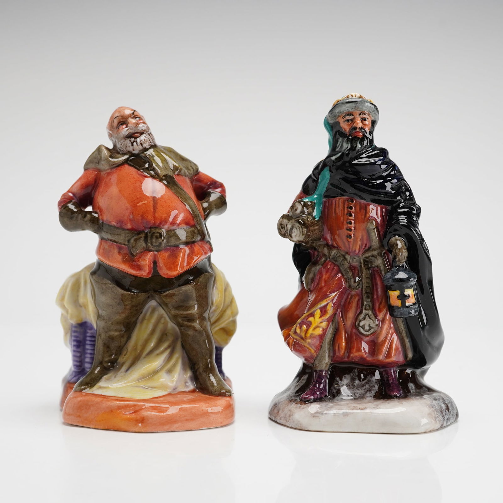 2 Royal Doulton Mini Figurines Falstaff HN3236 & Good King Wenceslas HN3262 (1 of 3)