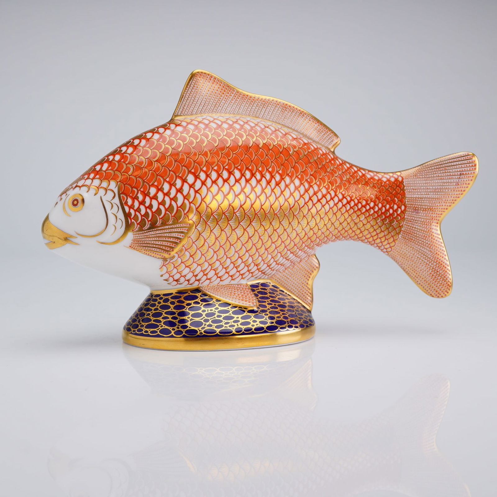 Royal Crown Derby Golden Carp Paperweight (1 of 4)