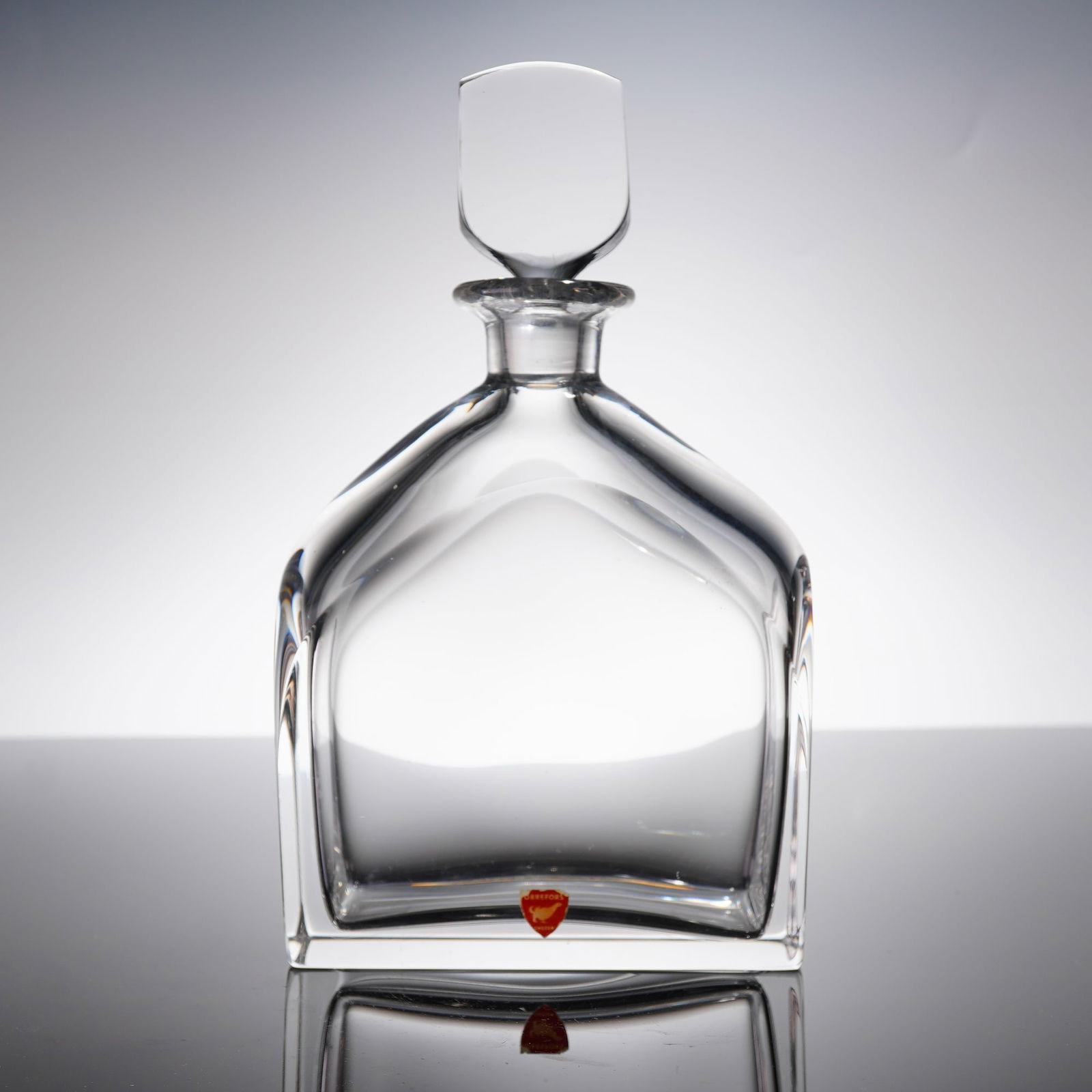 Orrefors Modernist Heavy Crystal Decanter and Stopper (1 of 5)