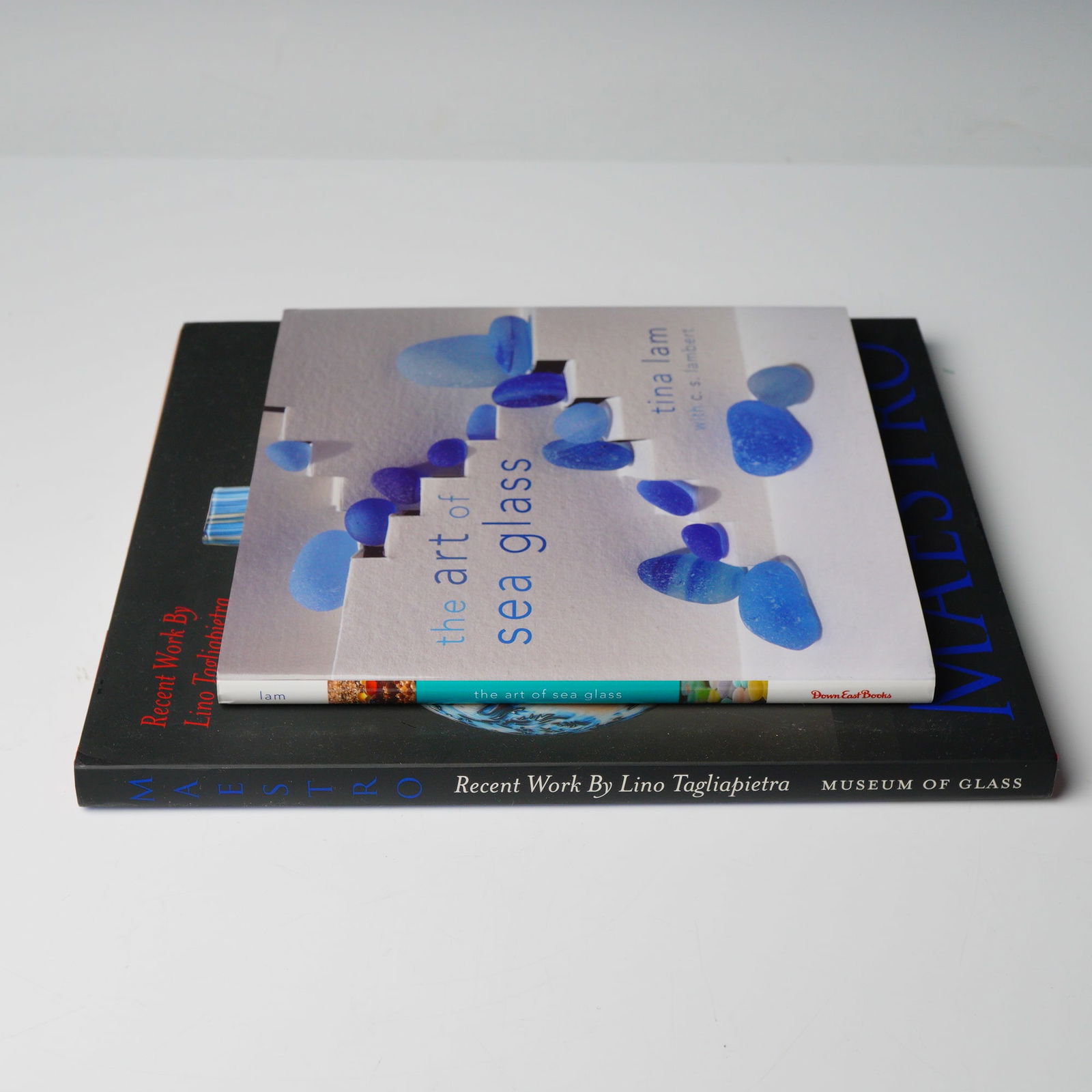 2 Art Glass Hardcover Books, The Art of Sea Glass, and Maestro (1 of 4)