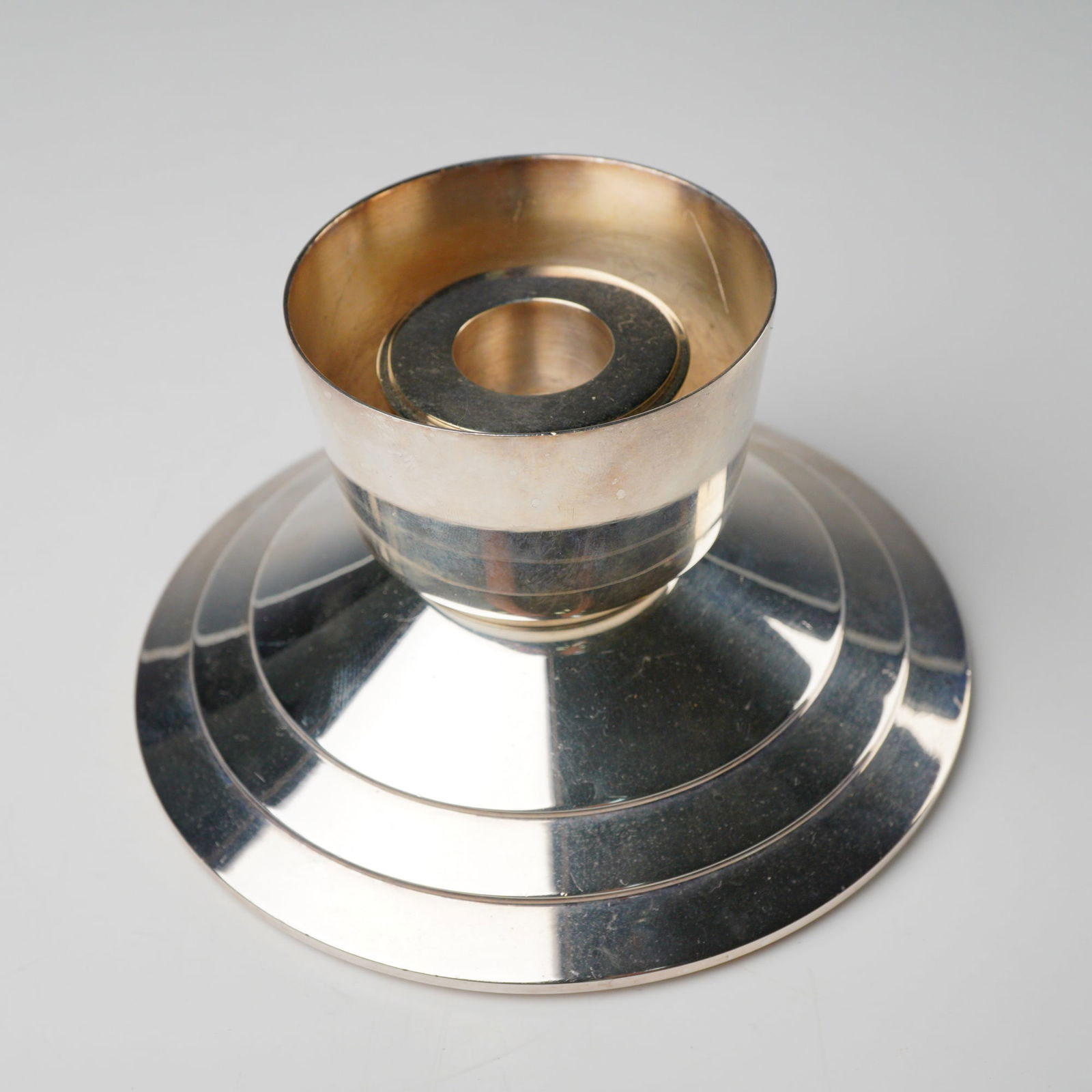 Christofle Art Deco Silverplate Candle Holder (1 of 4)