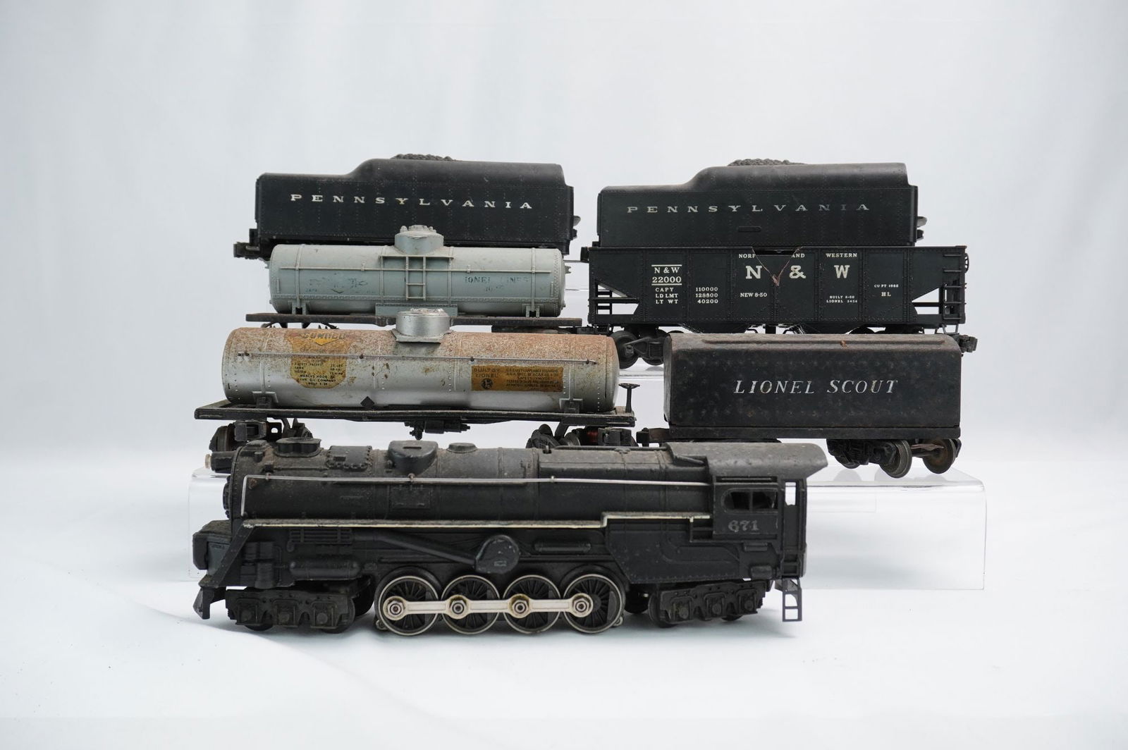 7pc Lionel O-Gauge Postwar Toy Train Components (1 of 5)