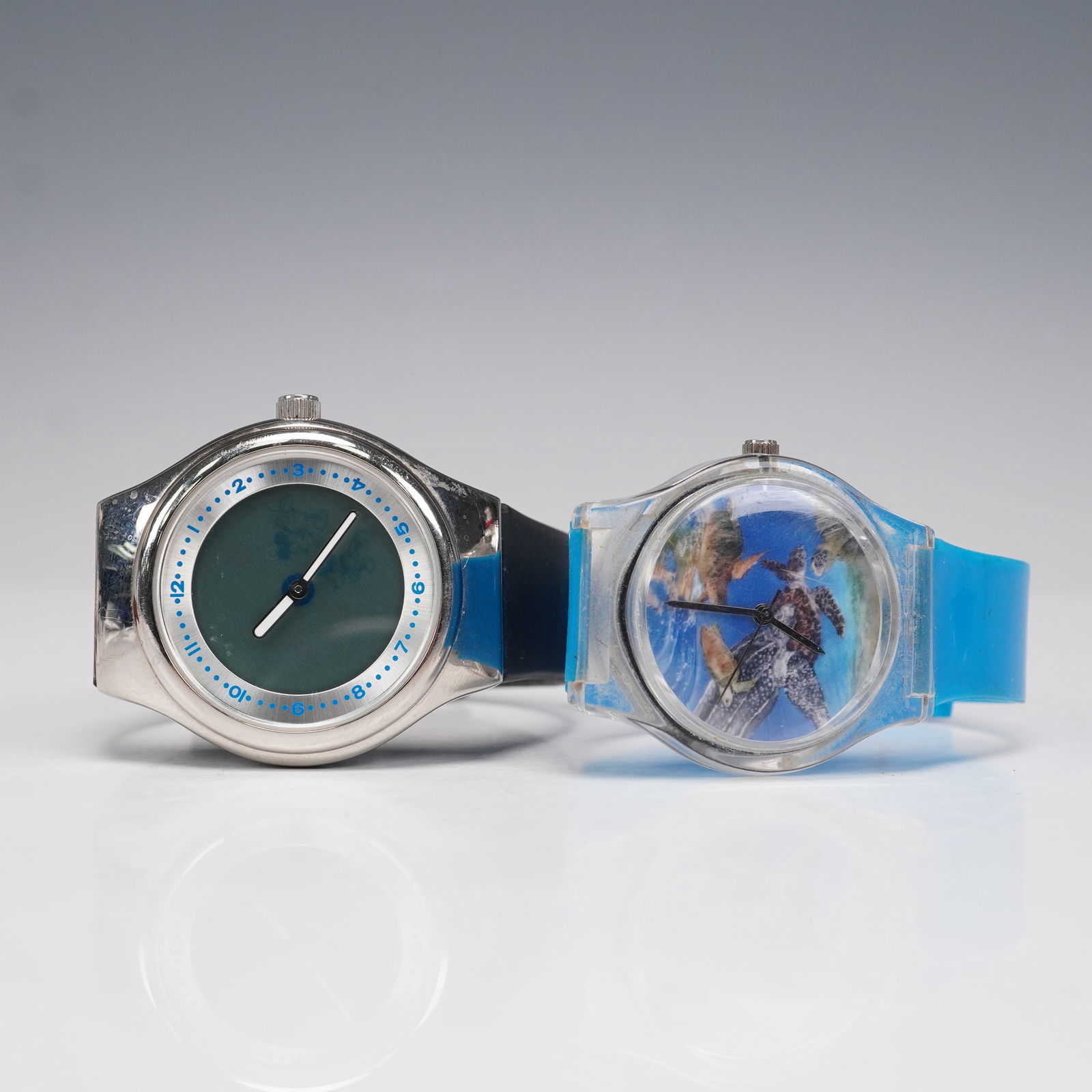 2pc Wristwatches, Including Disney Store & Sea Turtle Motif (1 of 7)